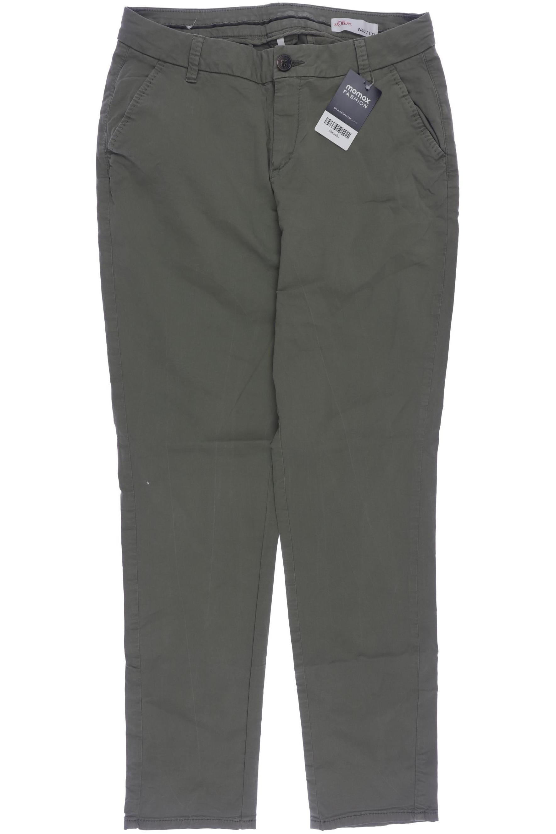 

s.Oliver Damen Stoffhose, grün, Gr. 40