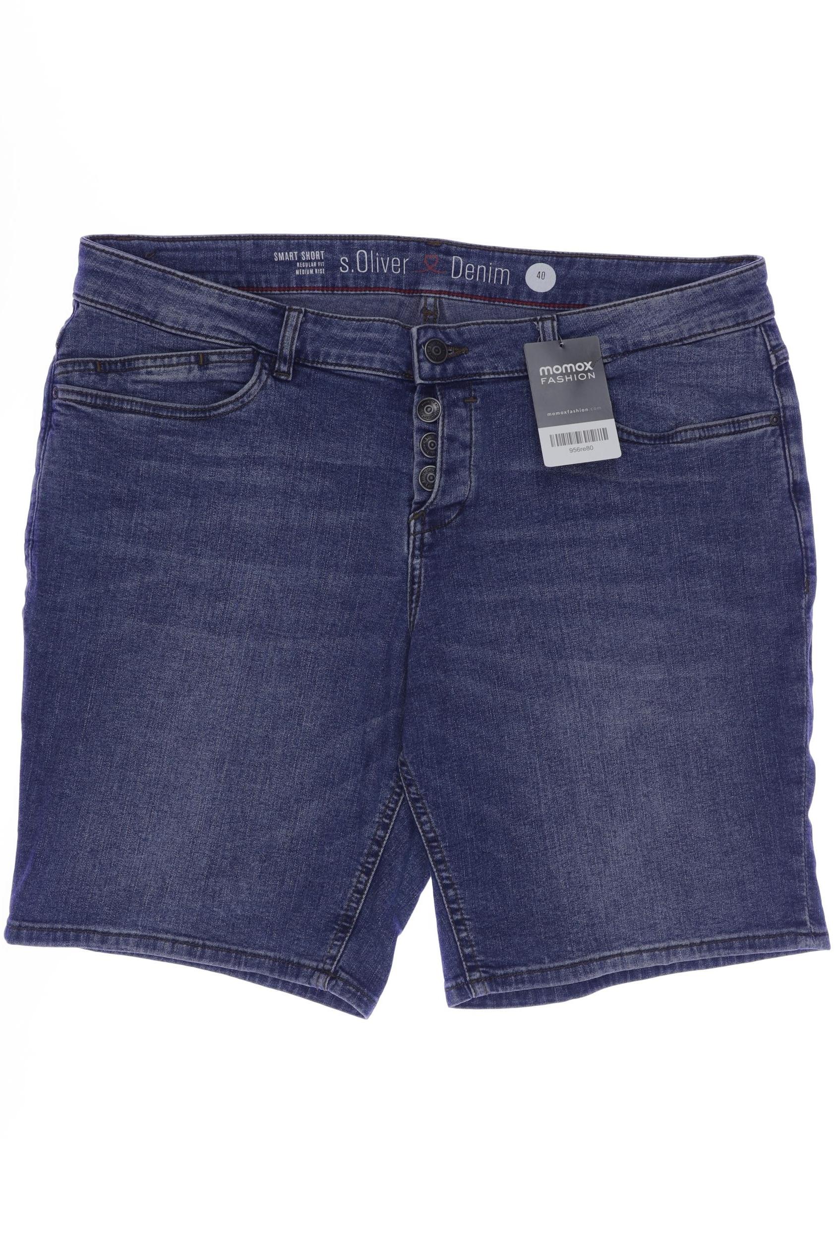

s.Oliver Damen Shorts, blau, Gr. 40