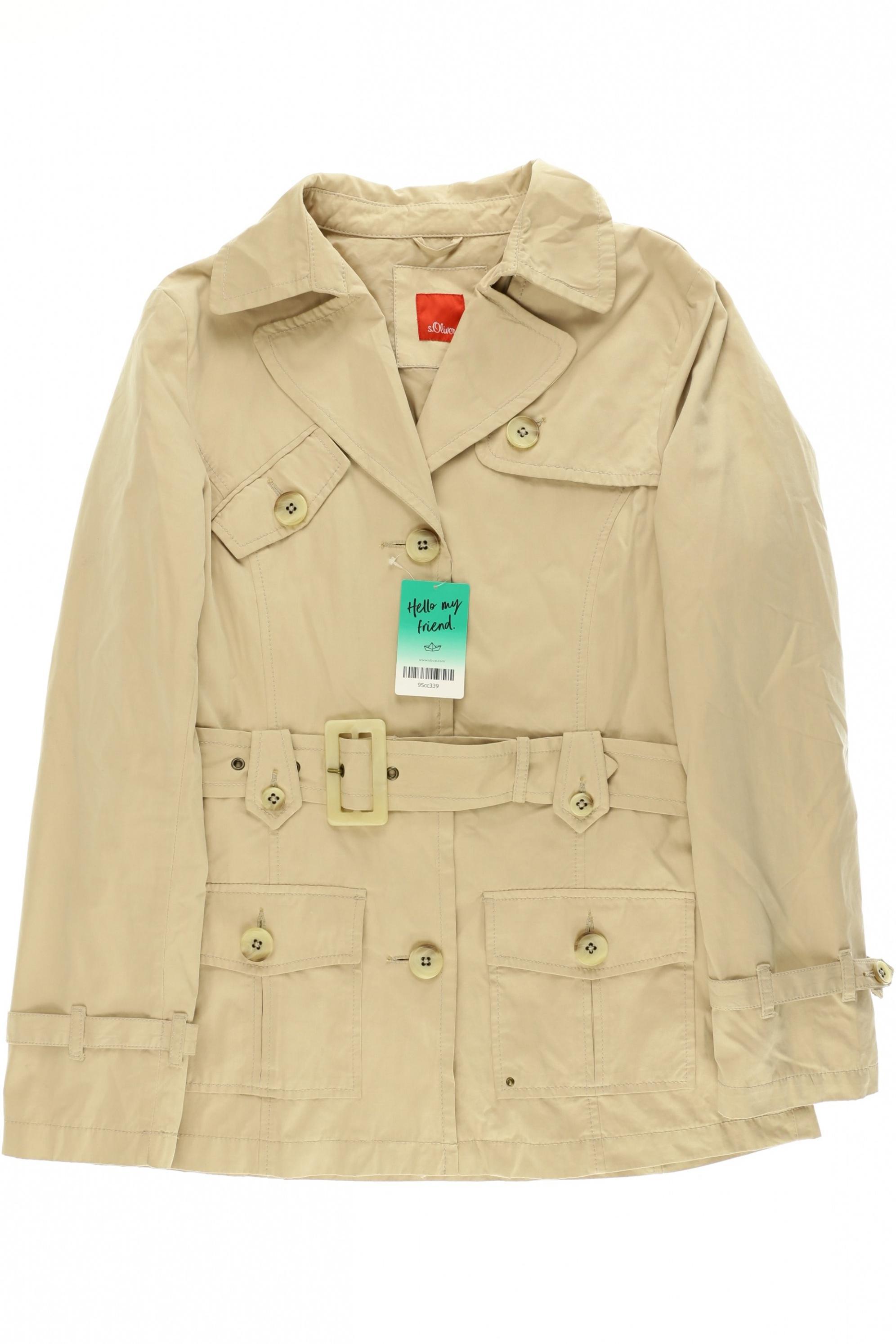 

s.Oliver Damen Mantel, beige, Gr. 38