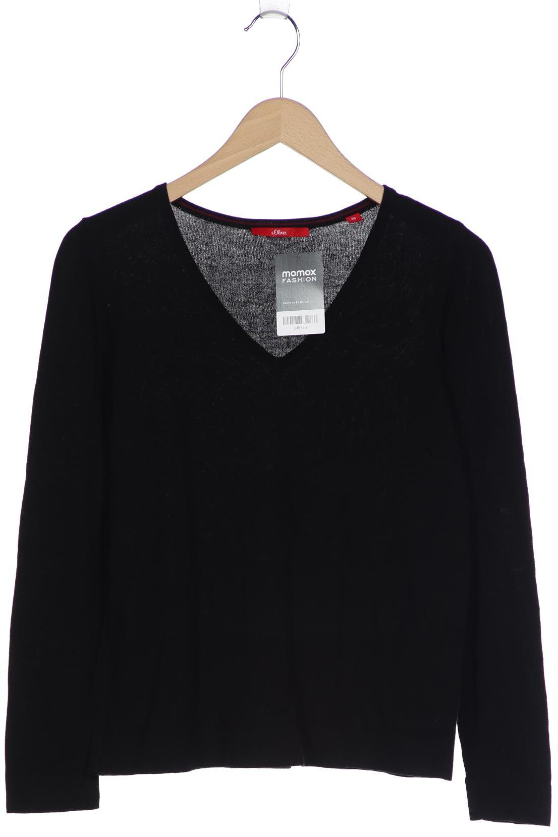 

s.Oliver Damen Pullover, schwarz