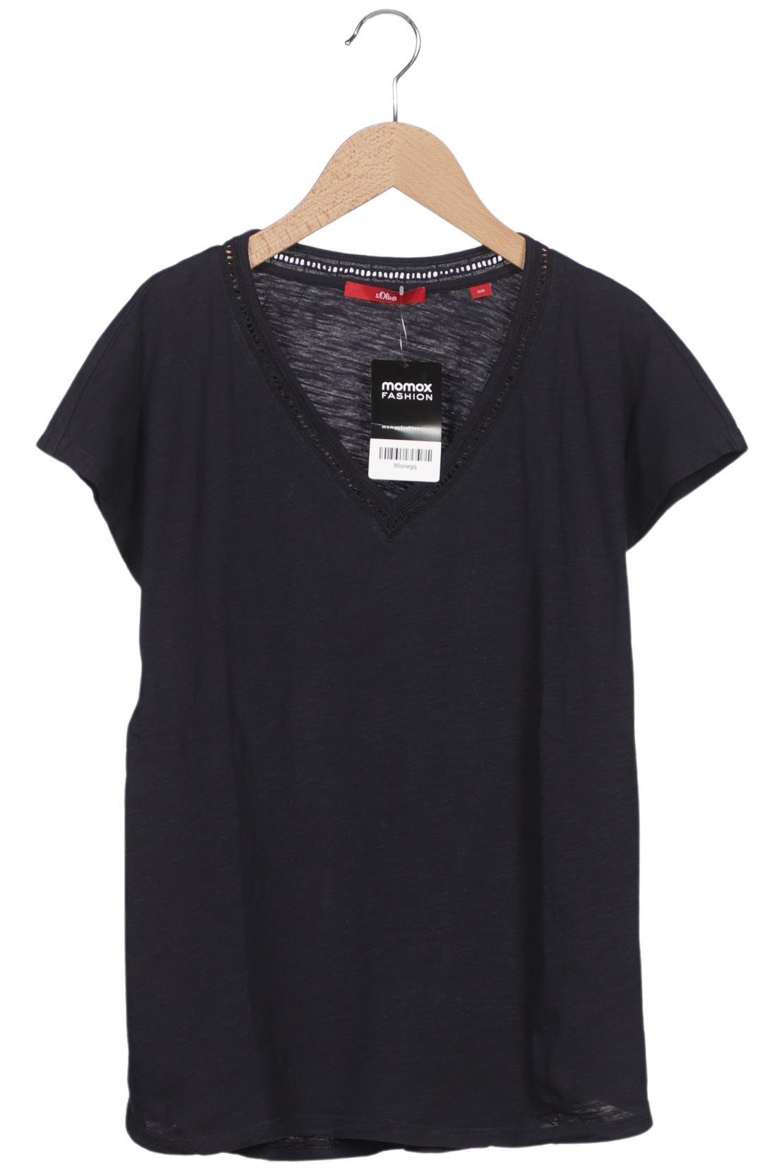 

s.Oliver Damen T-Shirt, marineblau, Gr. 36