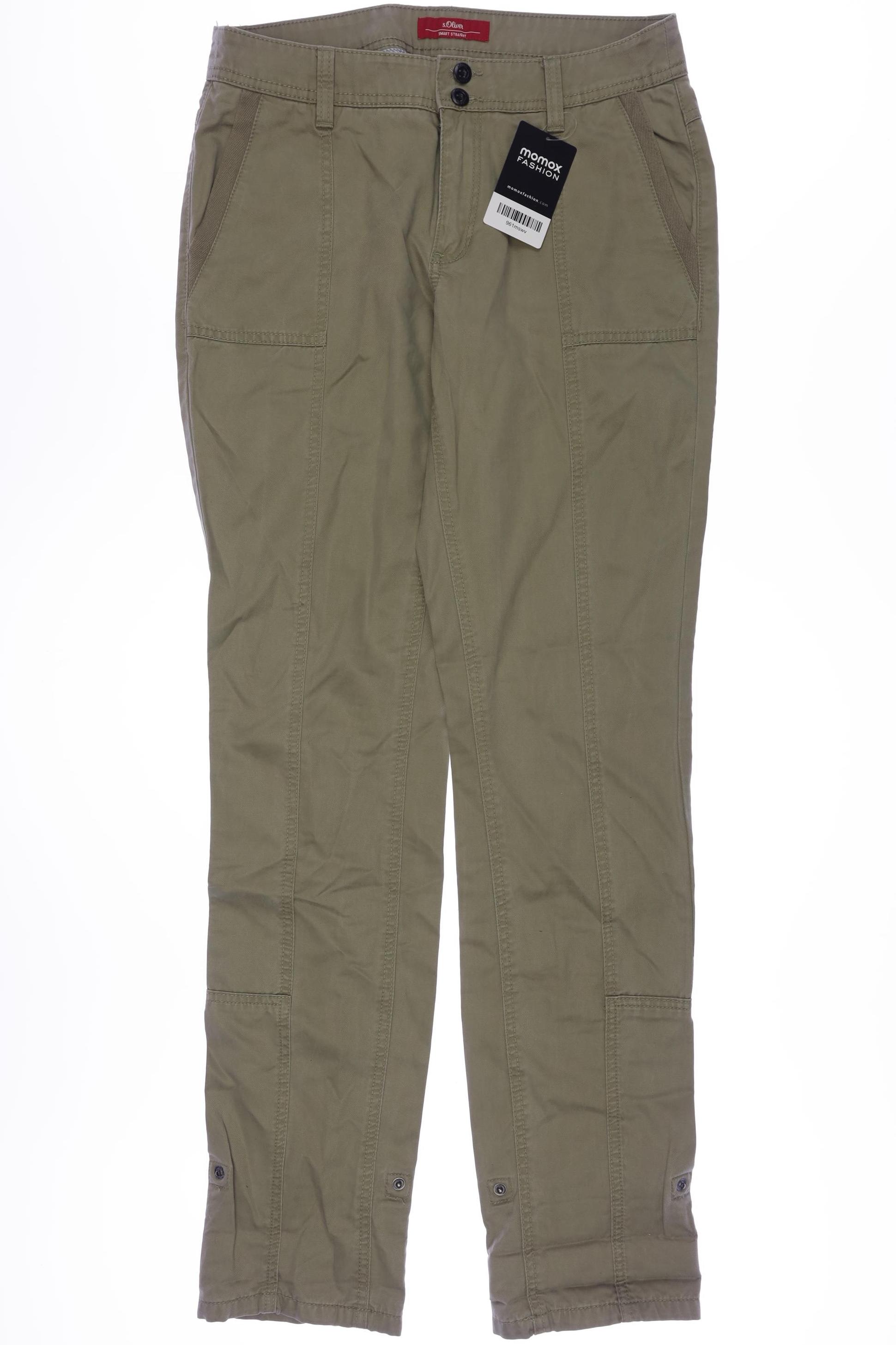 

s.Oliver Damen Stoffhose, grün, Gr. 34