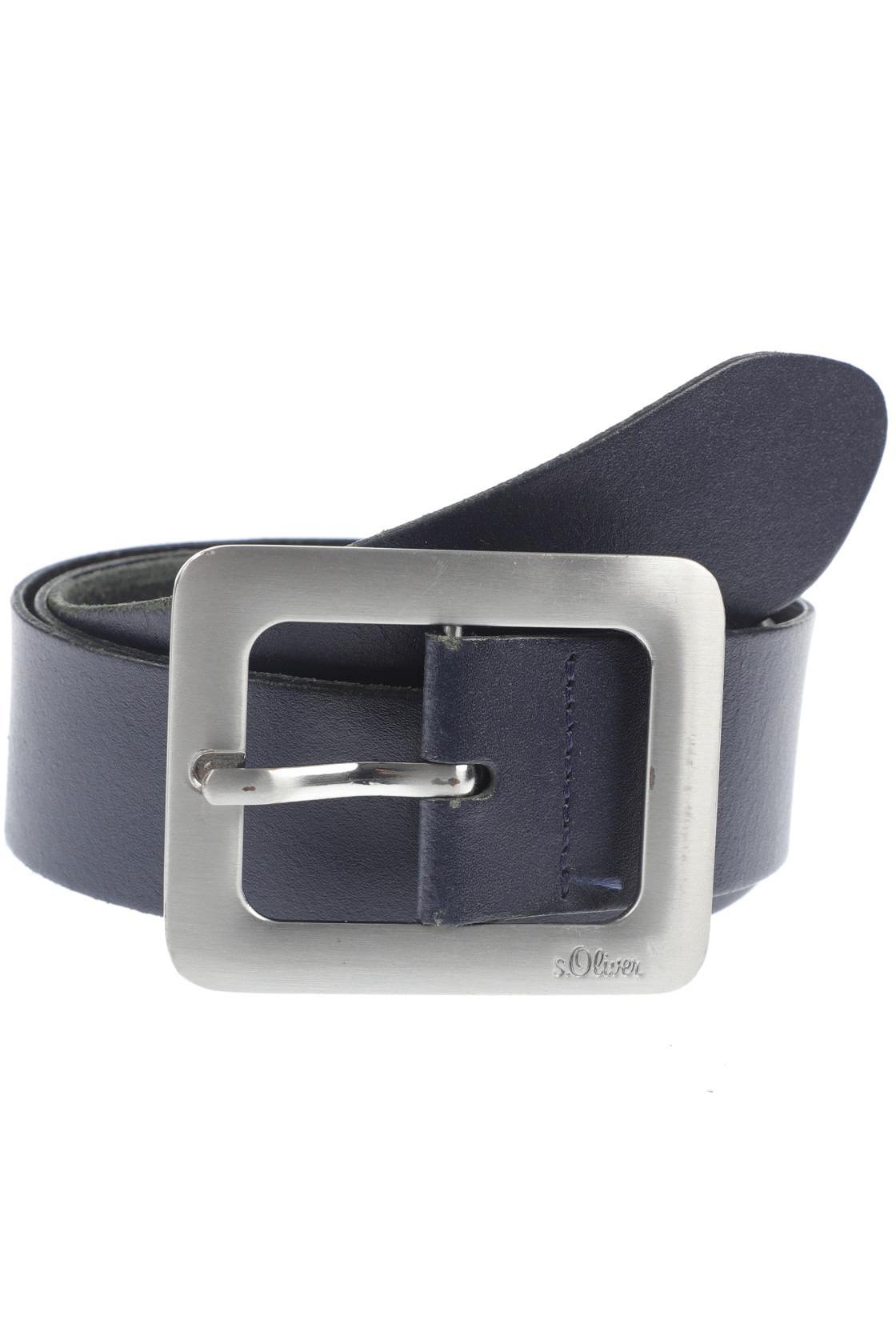 

s.Oliver Damen Gürtel, blau, Gr. 90