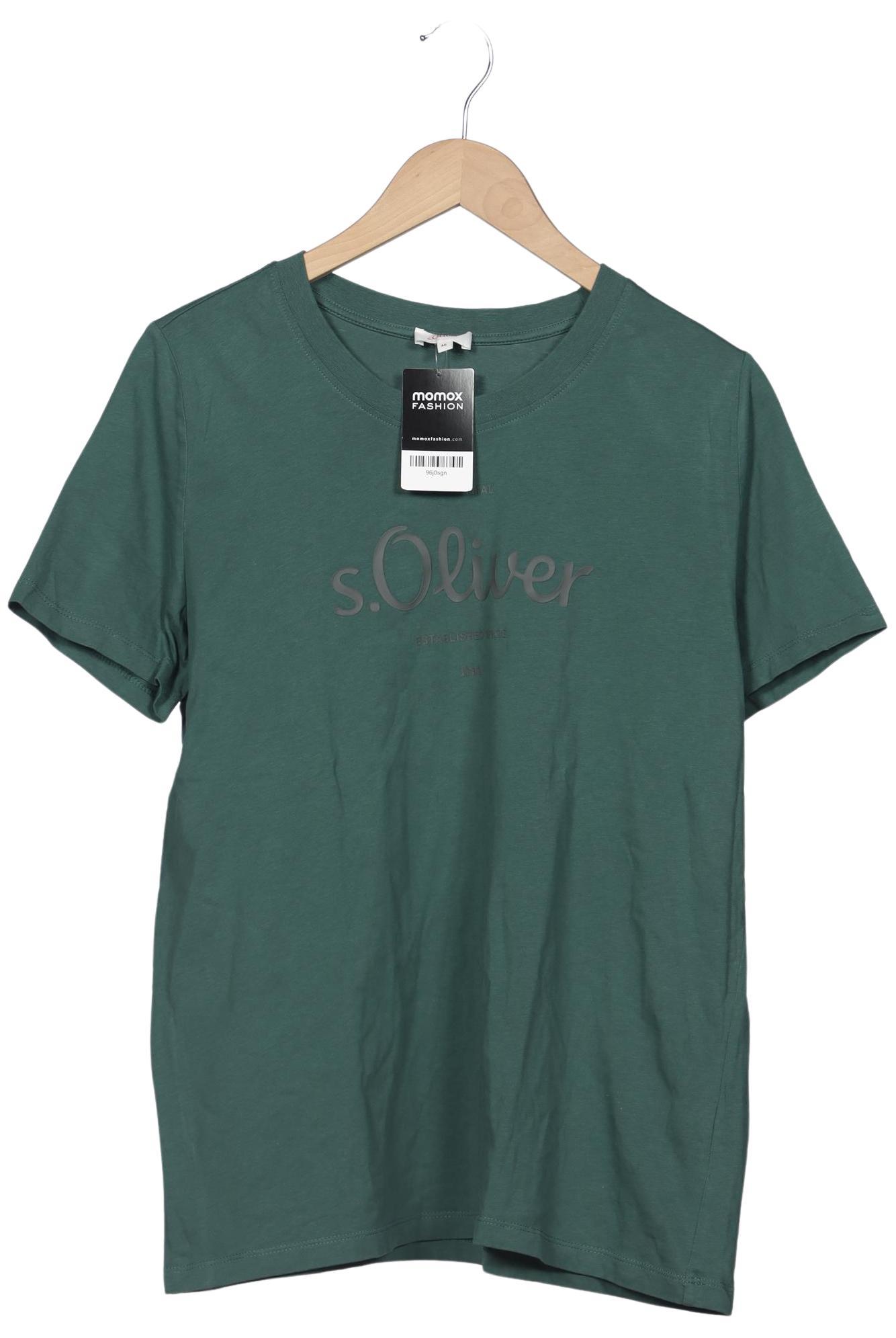 

s.Oliver Damen T-Shirt, grün, Gr. 46
