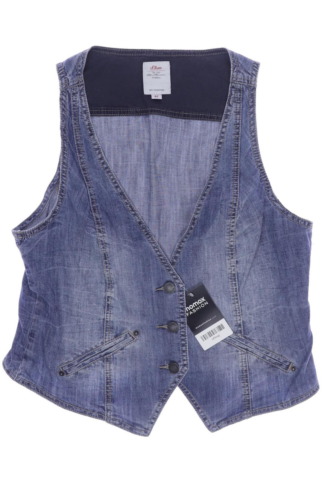 

s.Oliver Damen Weste, blau