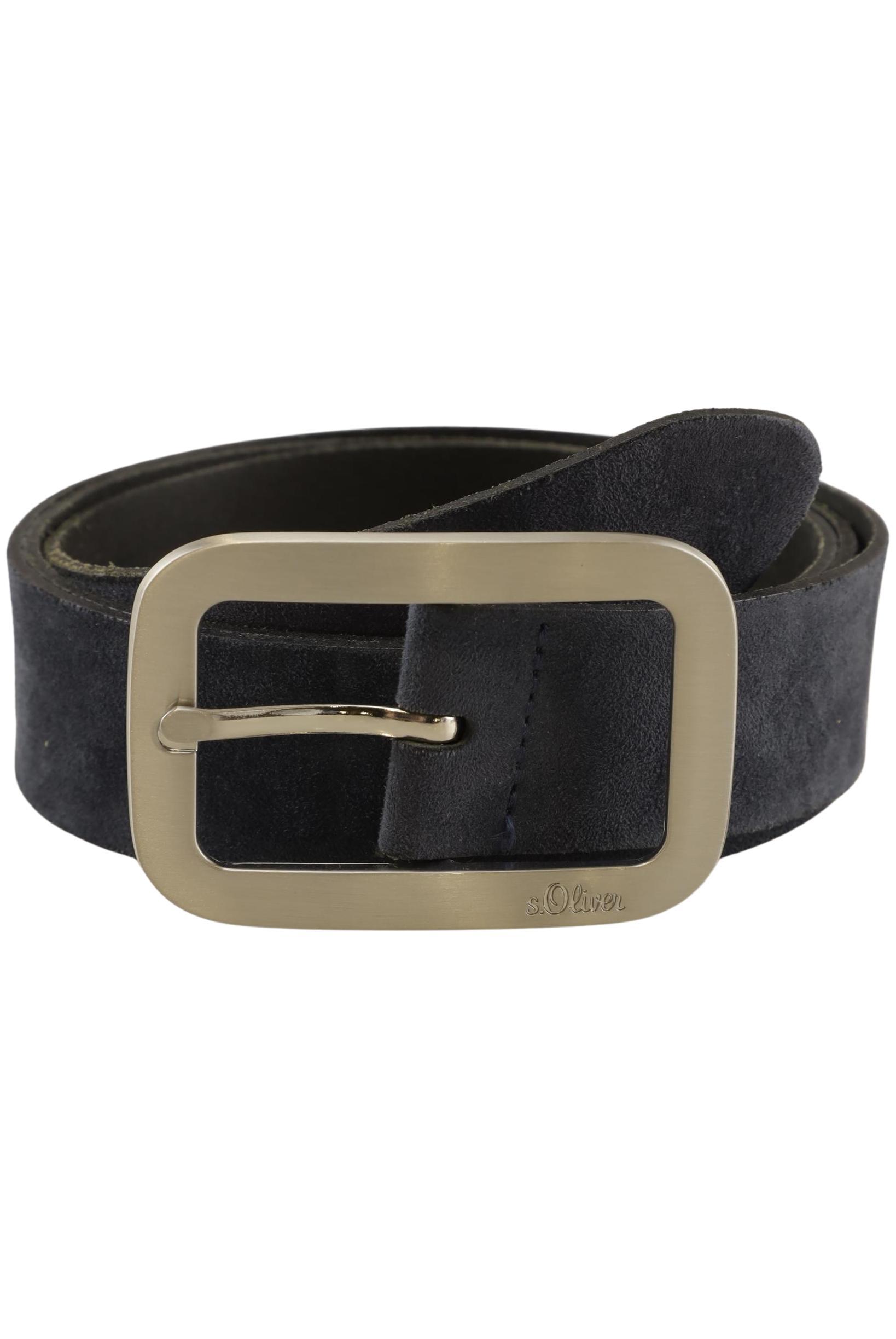 

s.Oliver Damen Gürtel, marineblau, Gr. 100