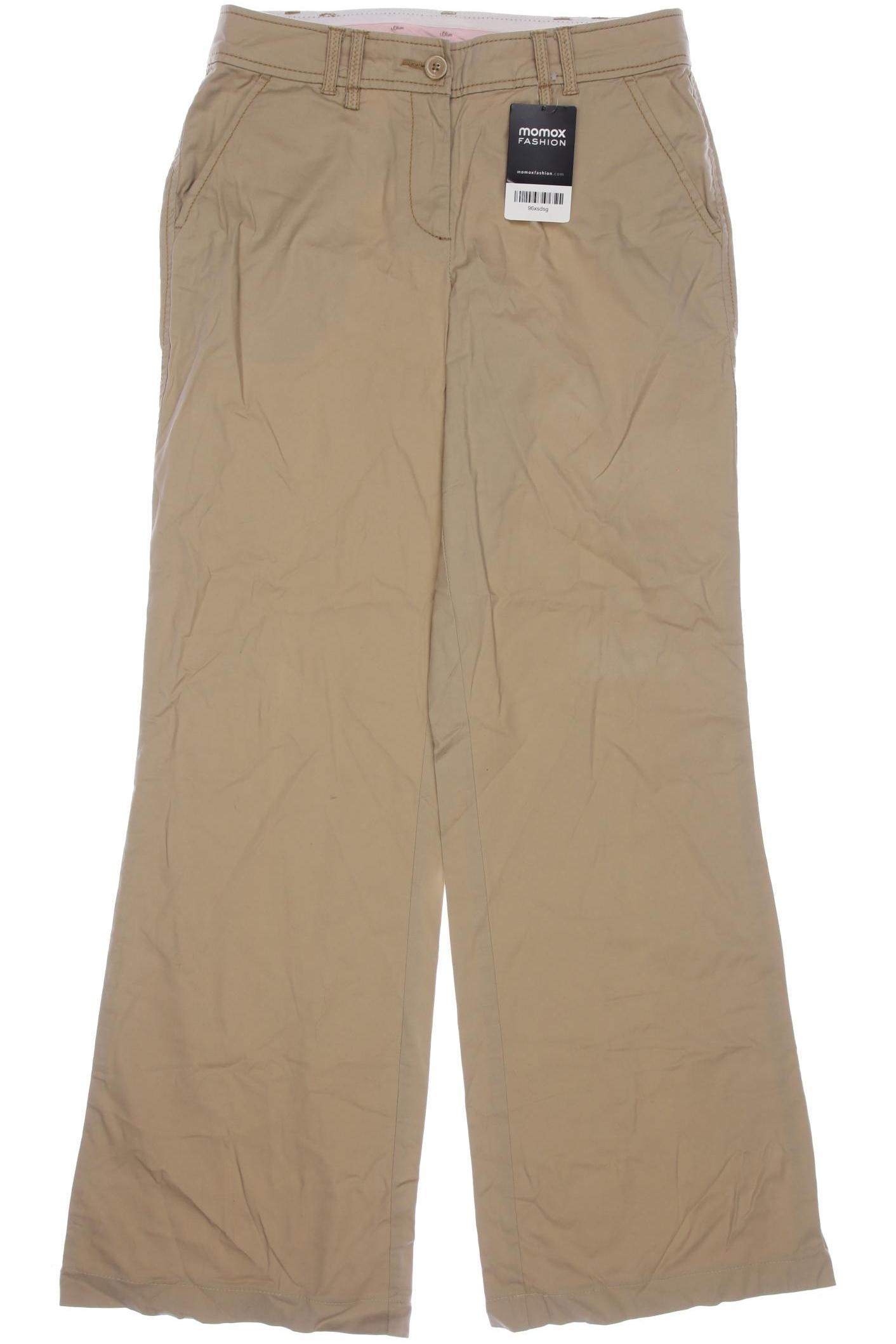 

s.Oliver Damen Stoffhose, beige, Gr. 36