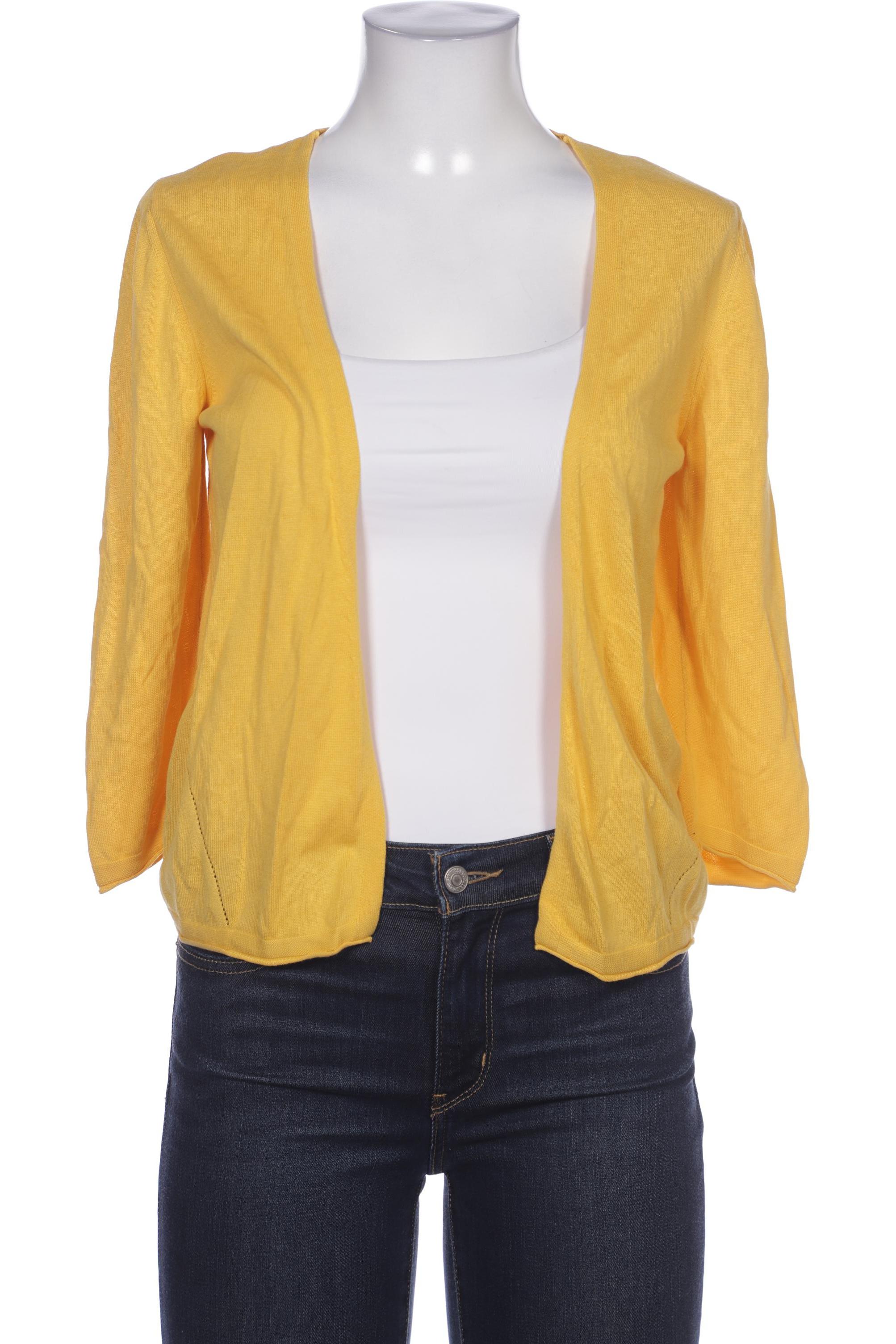 

s.Oliver Damen Strickjacke, gelb, Gr. 38