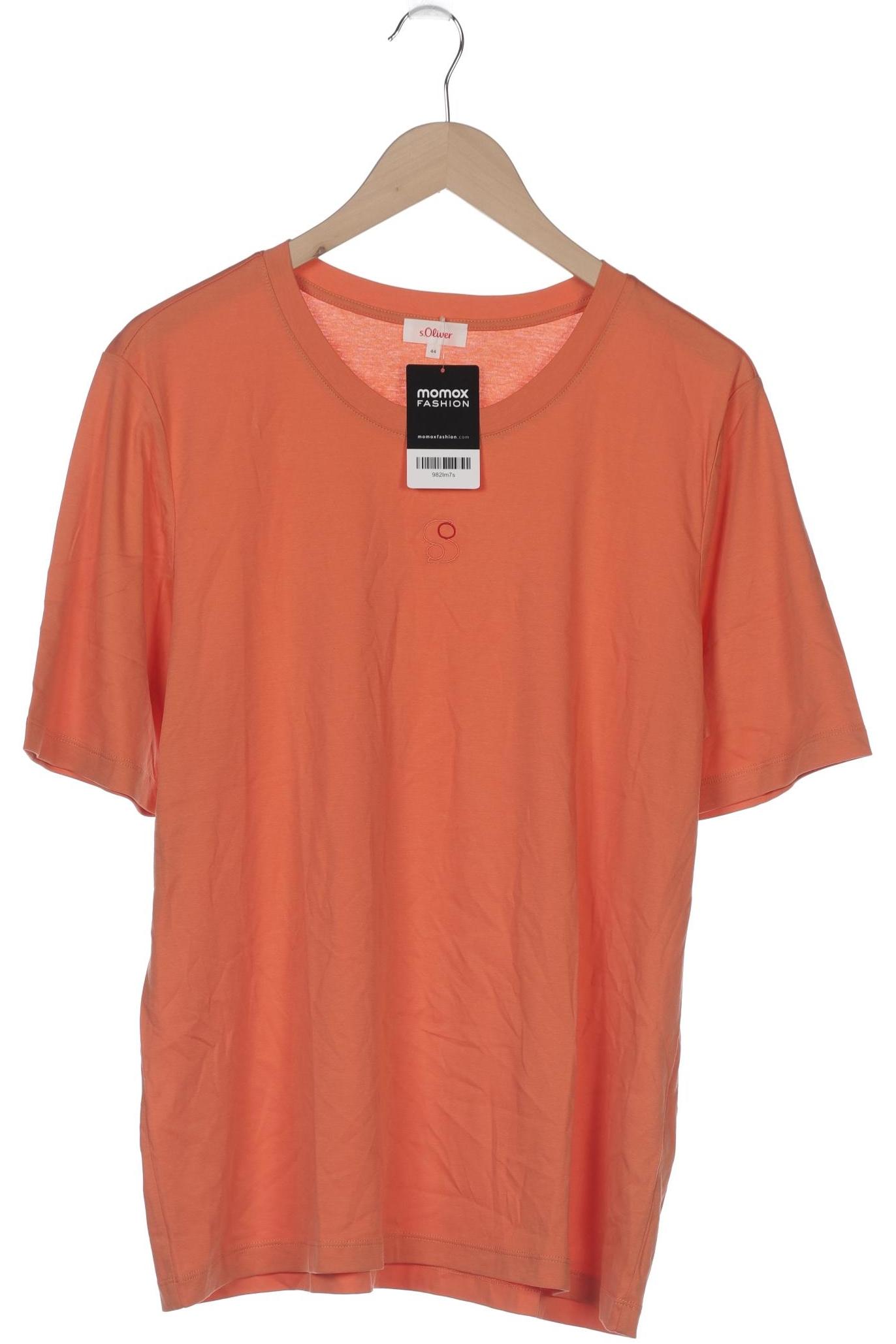 

s.Oliver Damen T-Shirt, orange, Gr. 44