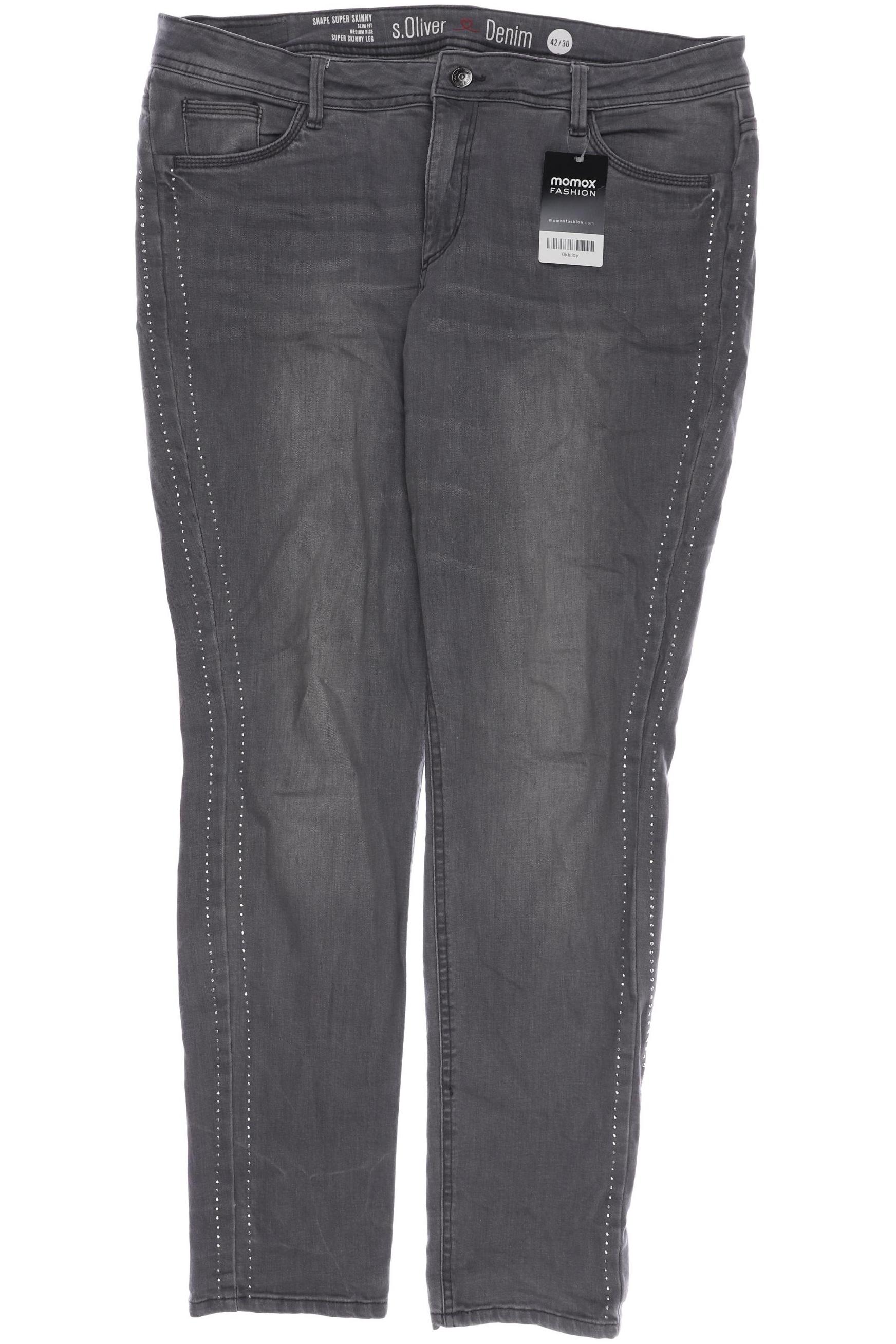 

s.Oliver Damen Jeans, grau, Gr. 42