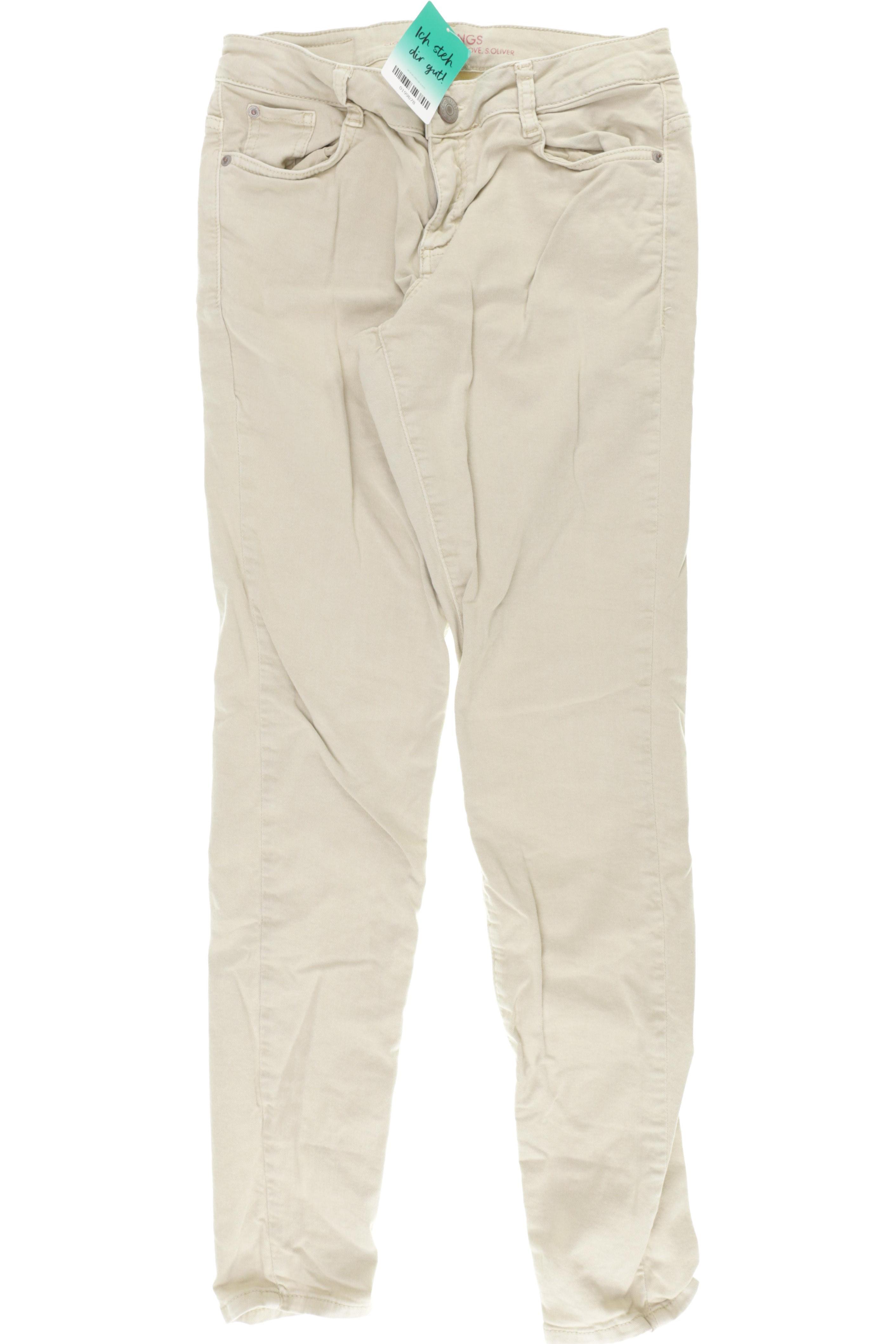 

s.Oliver Damen Jeans, beige, Gr. 26
