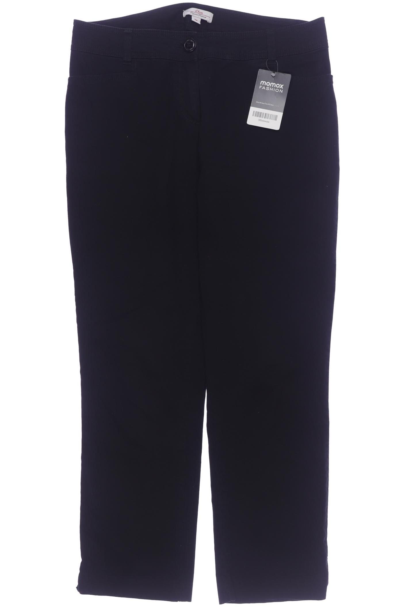 

s.Oliver Damen Stoffhose, schwarz, Gr. 38