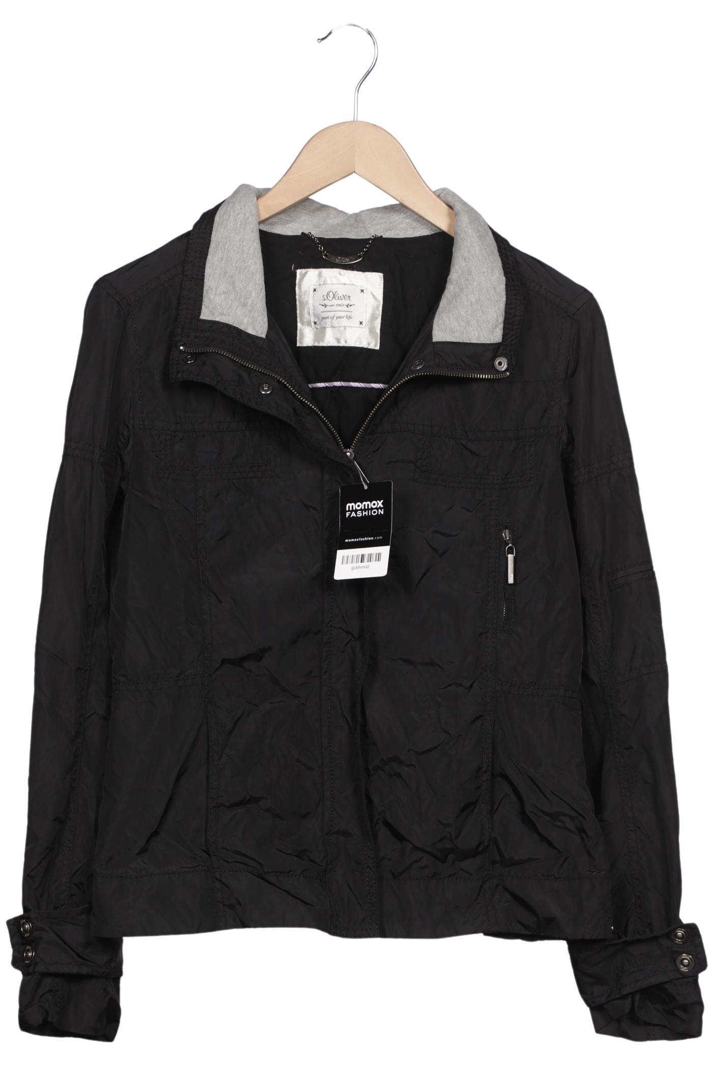 

s.Oliver Damen Jacke, schwarz, Gr. 38