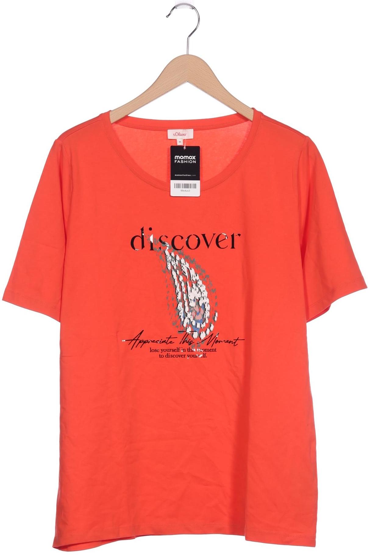 

s.Oliver Damen T-Shirt, rot, Gr. 46