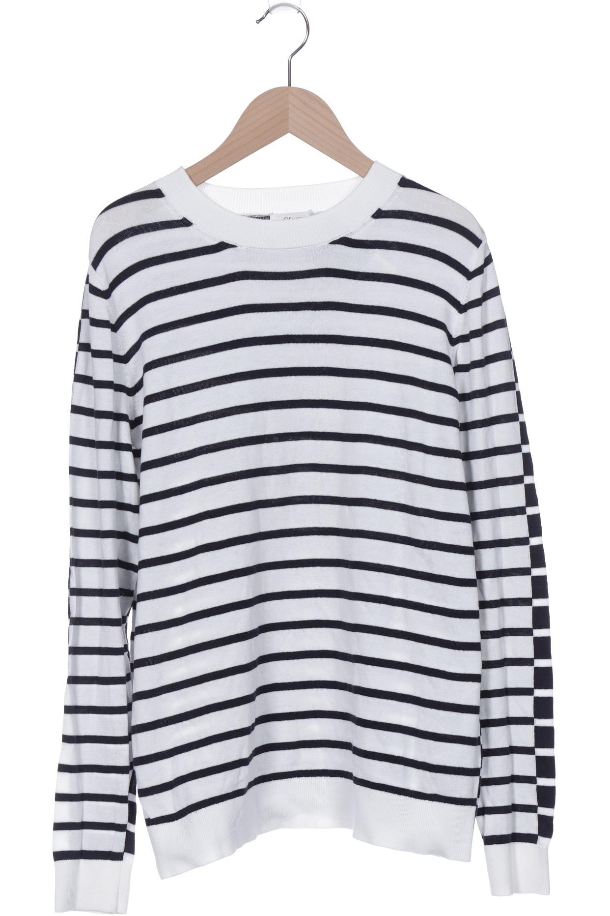 

s.Oliver Damen Pullover, weiß, Gr. 42