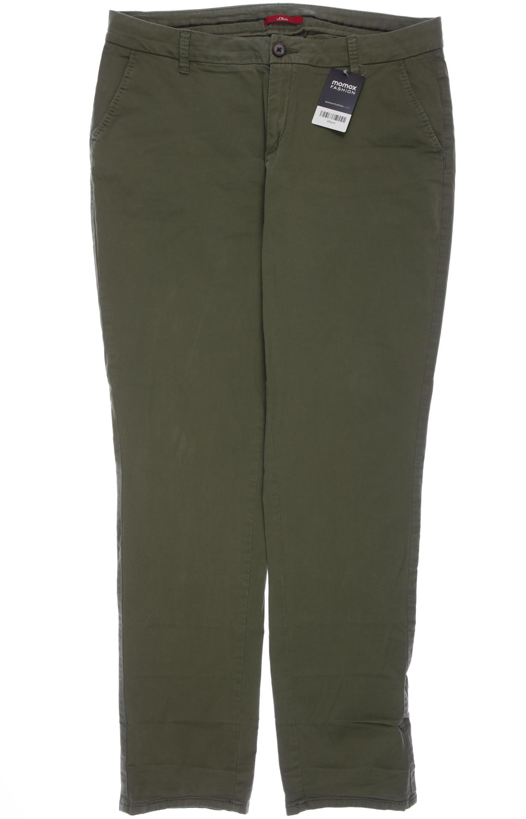 Thumbnail - s.Oliver Damen Stoffhose, grün, Gr. 44