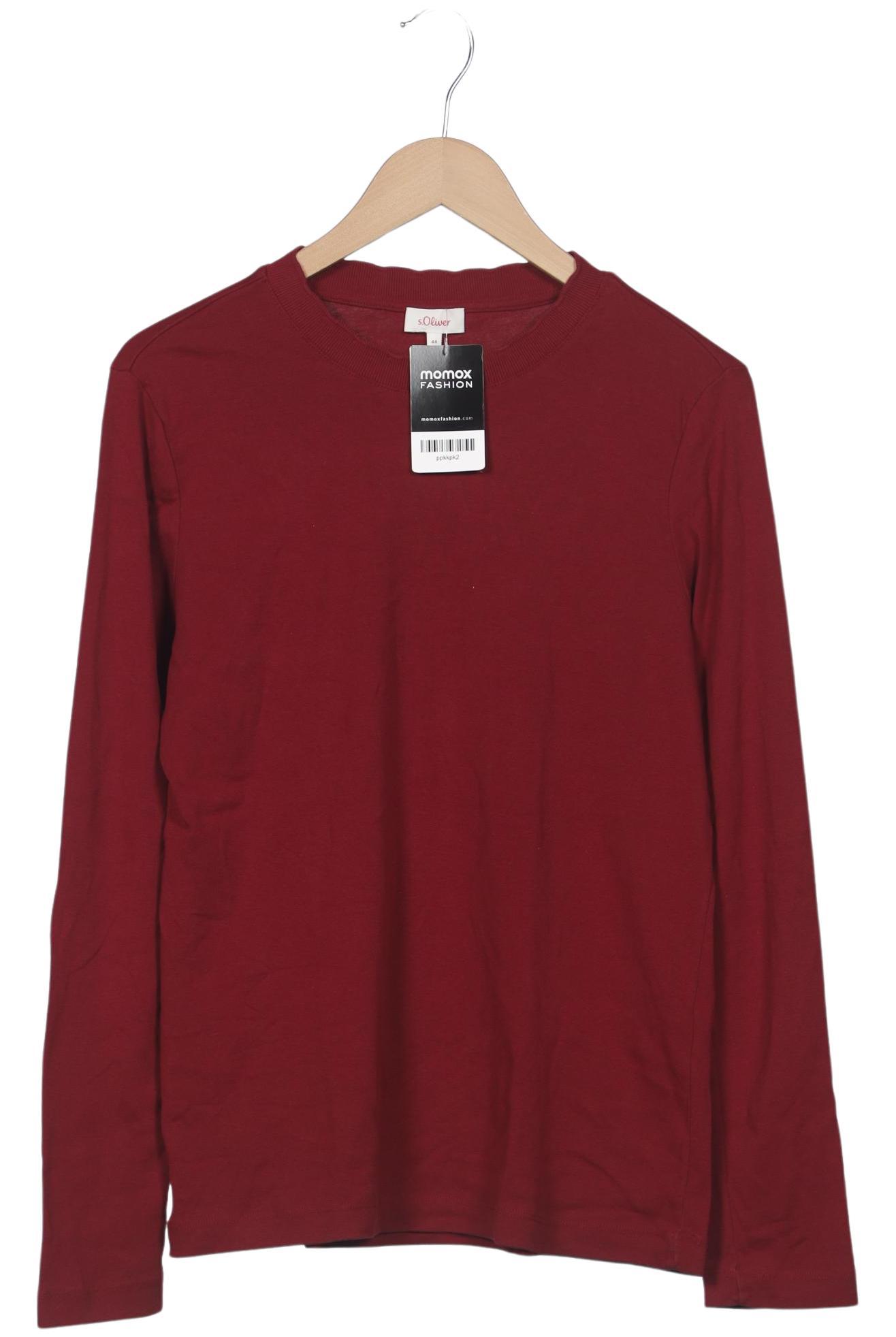 

s.Oliver Damen Langarmshirt, rot, Gr. 44