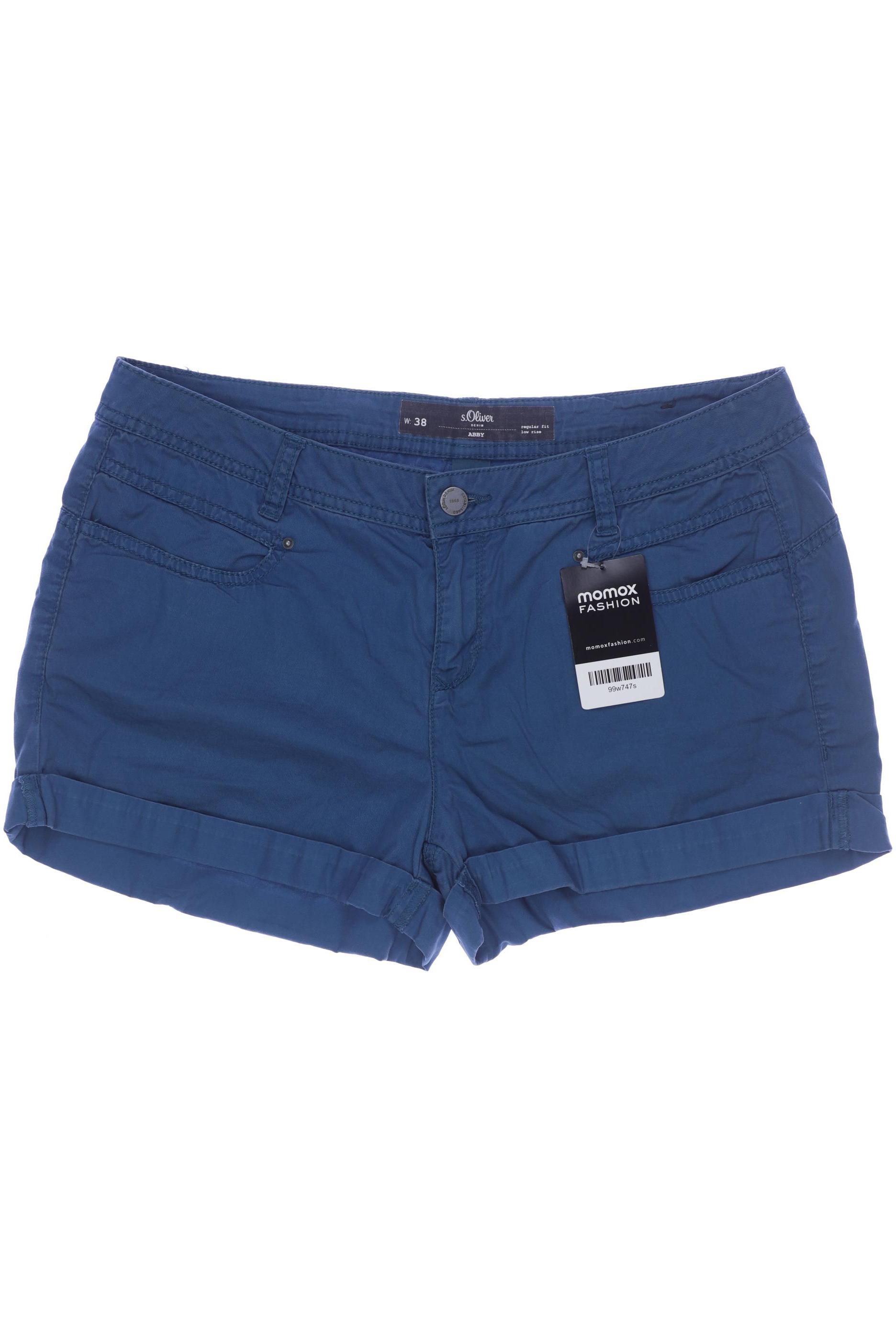 

s.Oliver Damen Shorts, blau, Gr. 38