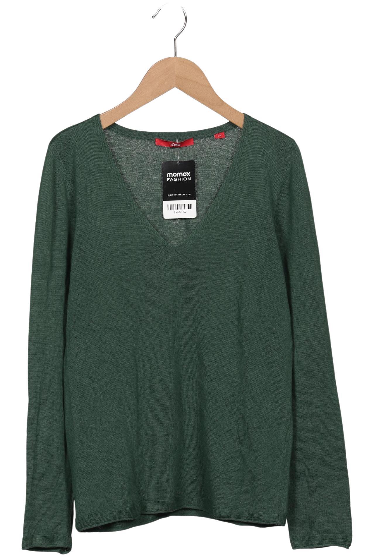 

s.Oliver Damen Pullover, grün, Gr. 34