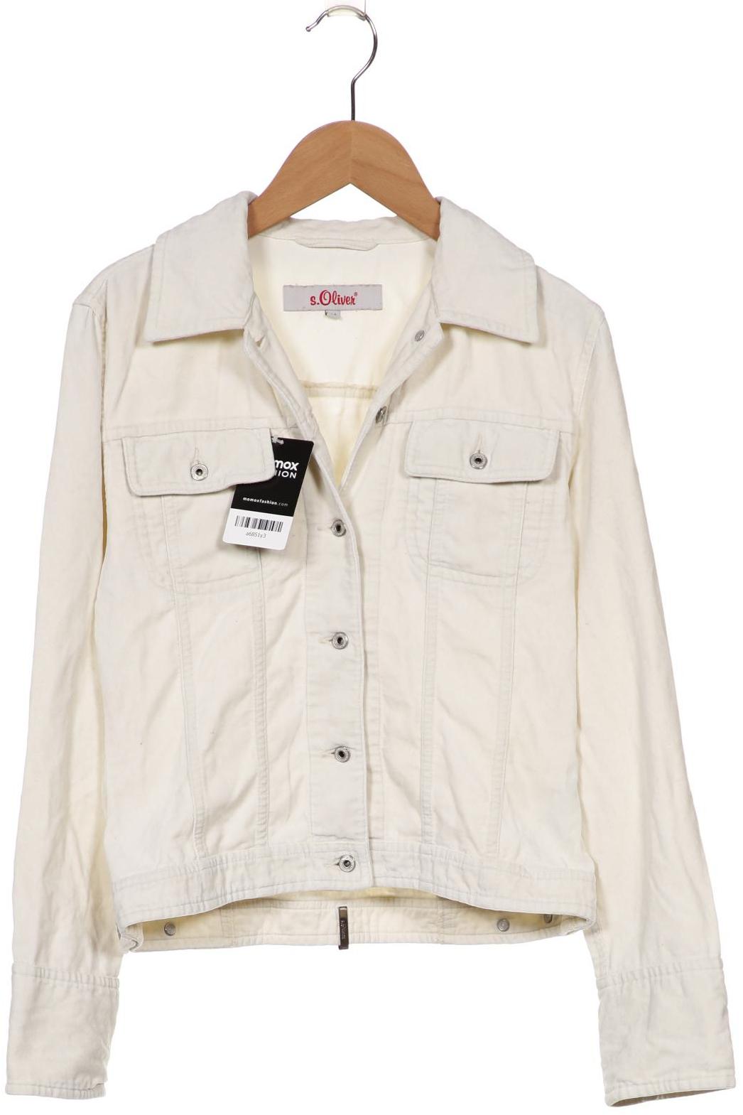 

s.Oliver Damen Jacke, cremeweiß