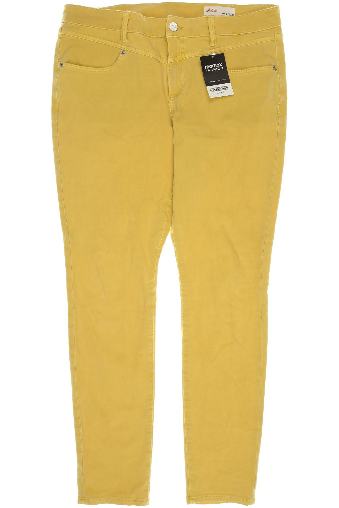

s.Oliver Damen Jeans, gelb
