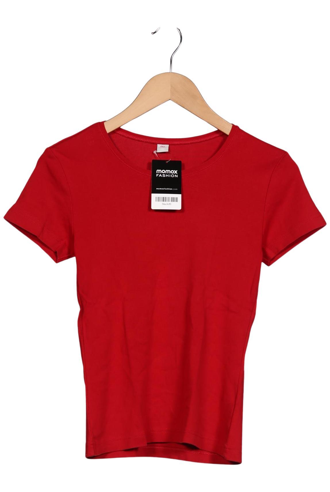 

s.Oliver Damen T-Shirt, rot, Gr. 36