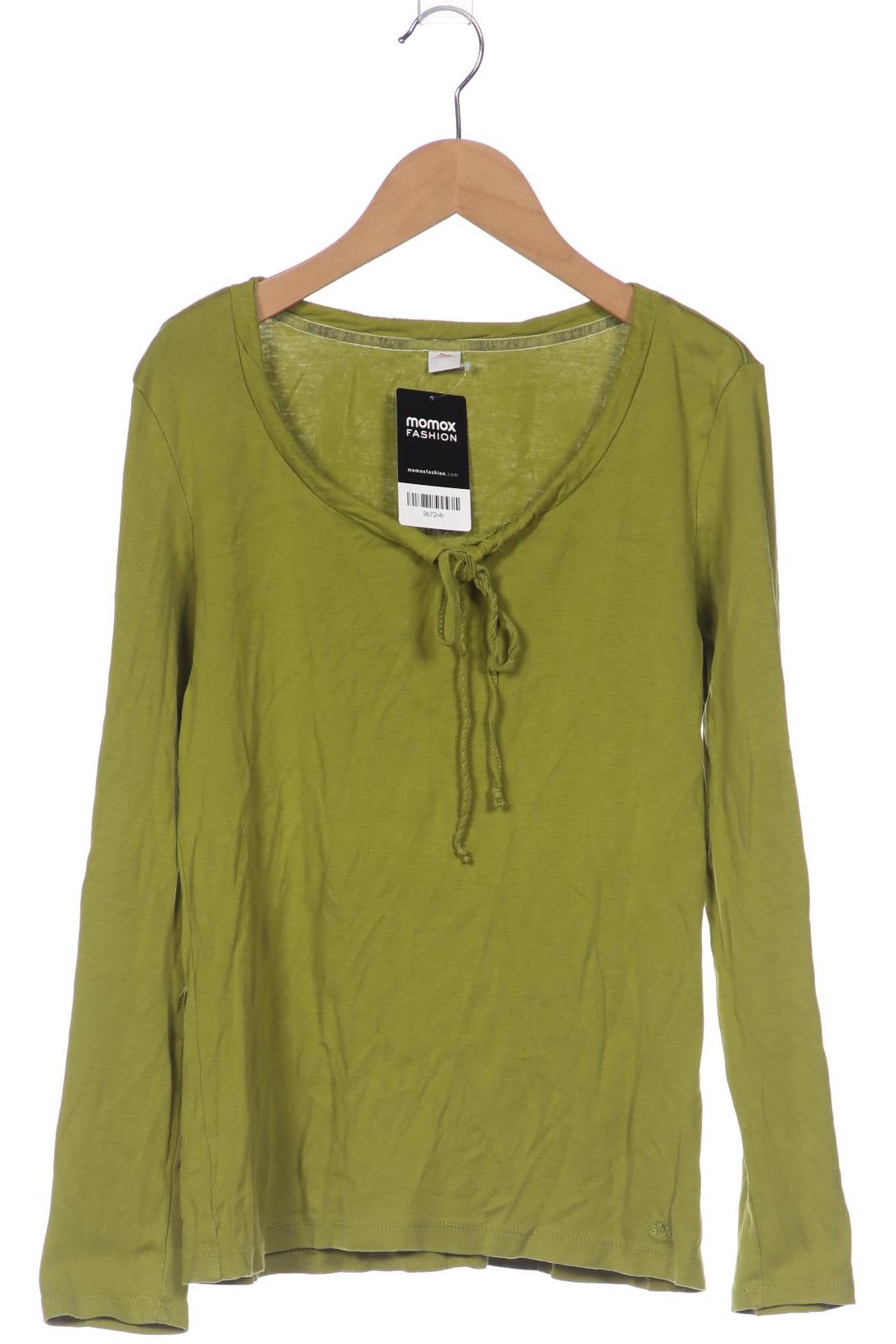 

s.Oliver Damen Langarmshirt, grün, Gr. 42