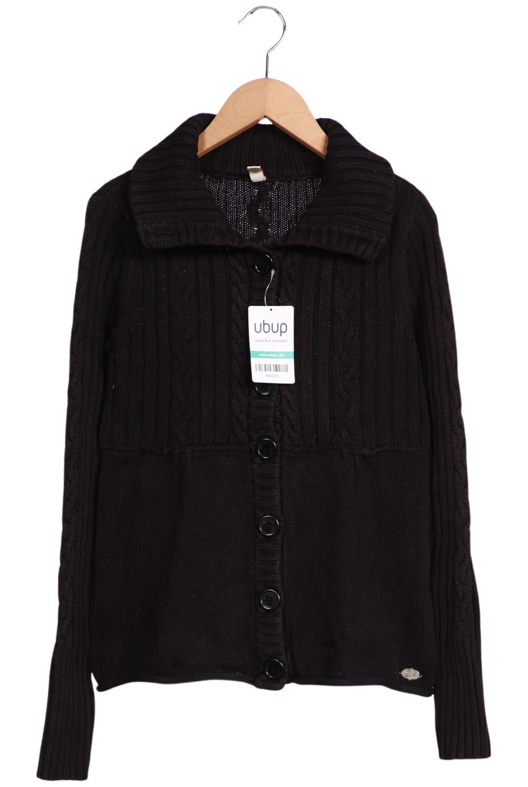 

s.Oliver Damen Strickjacke, schwarz, Gr. 36