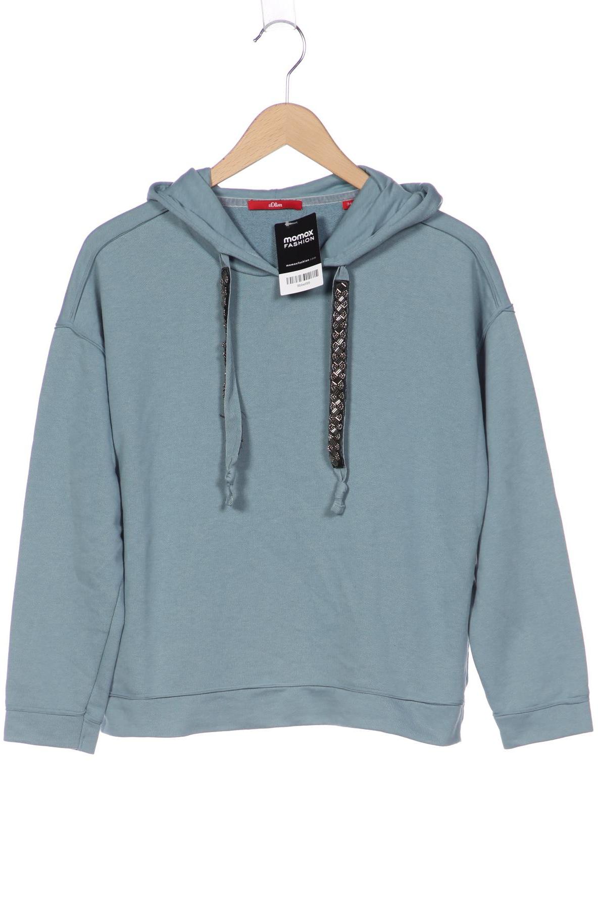 

s.Oliver Damen Kapuzenpullover, blau