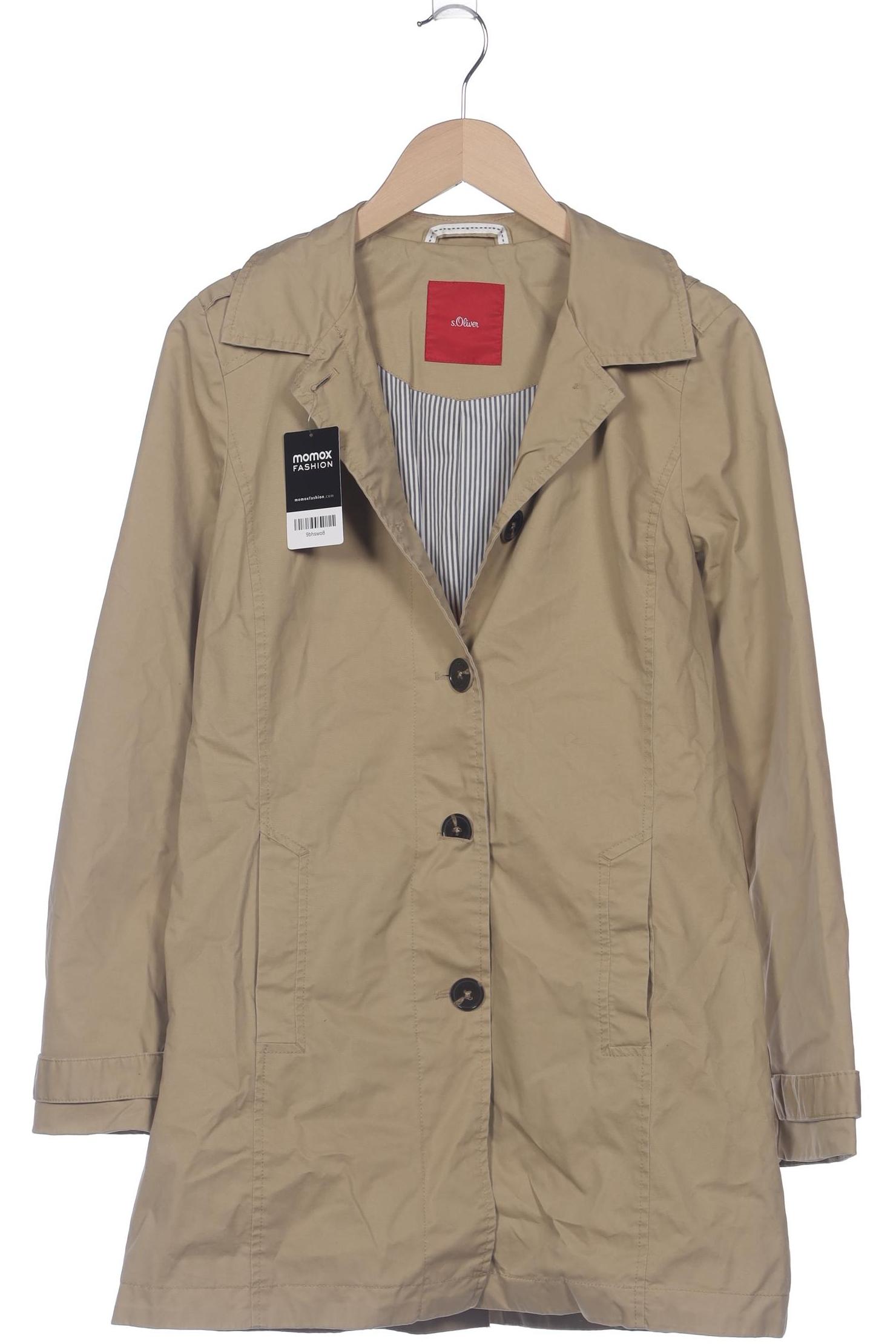 

s.Oliver Damen Mantel, beige, Gr. 36