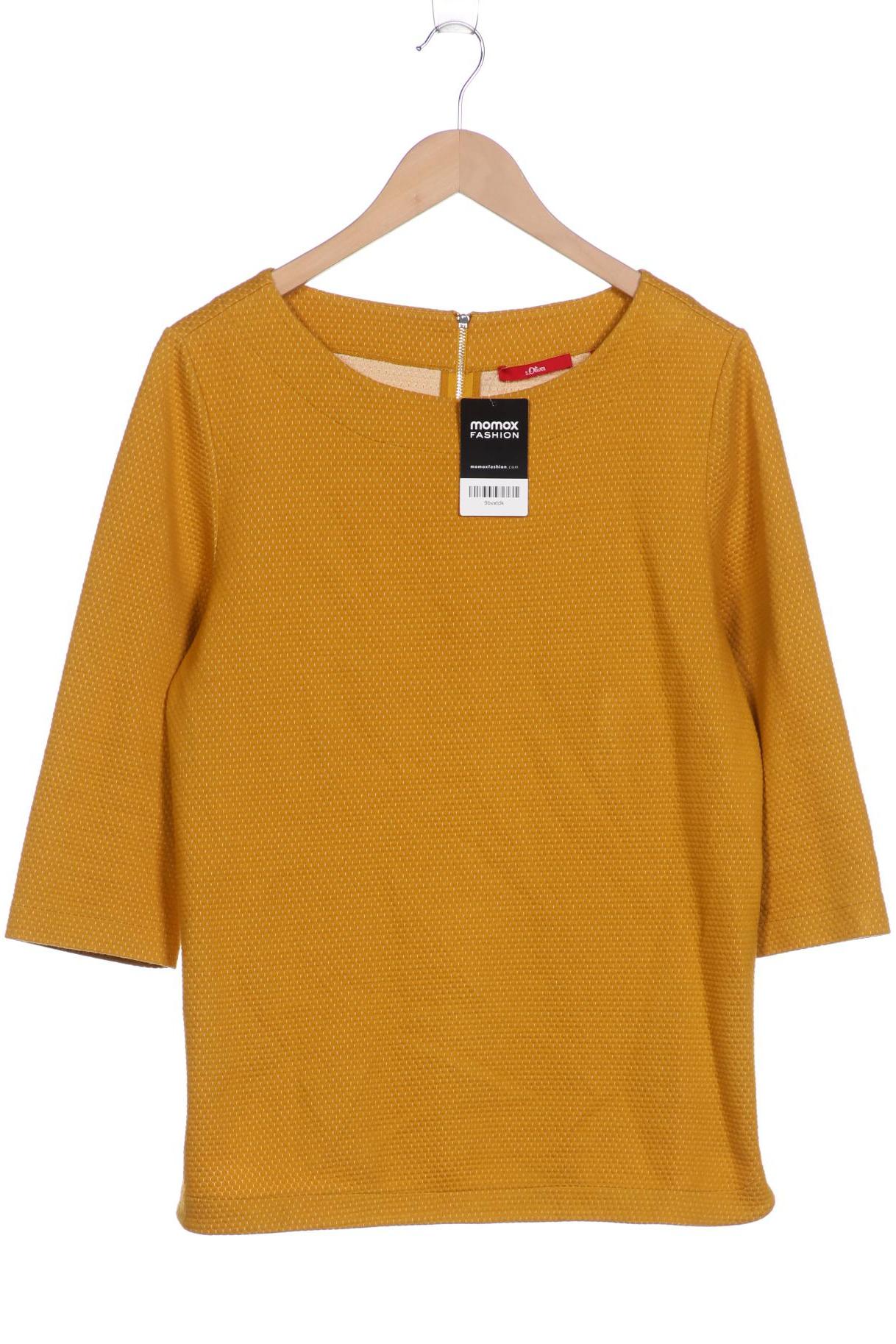

s.Oliver Damen Pullover, gelb, Gr. 40