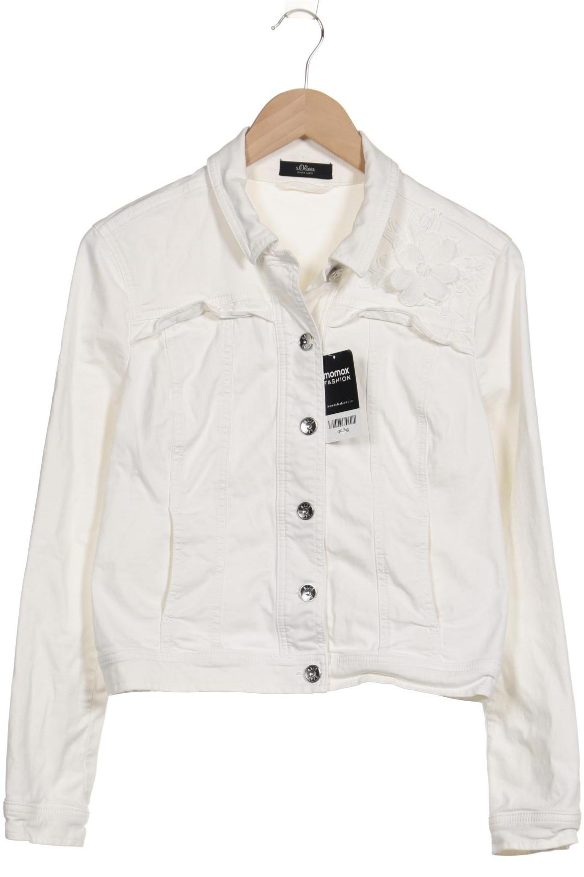 

s.Oliver Damen Jacke, weiß, Gr. 40