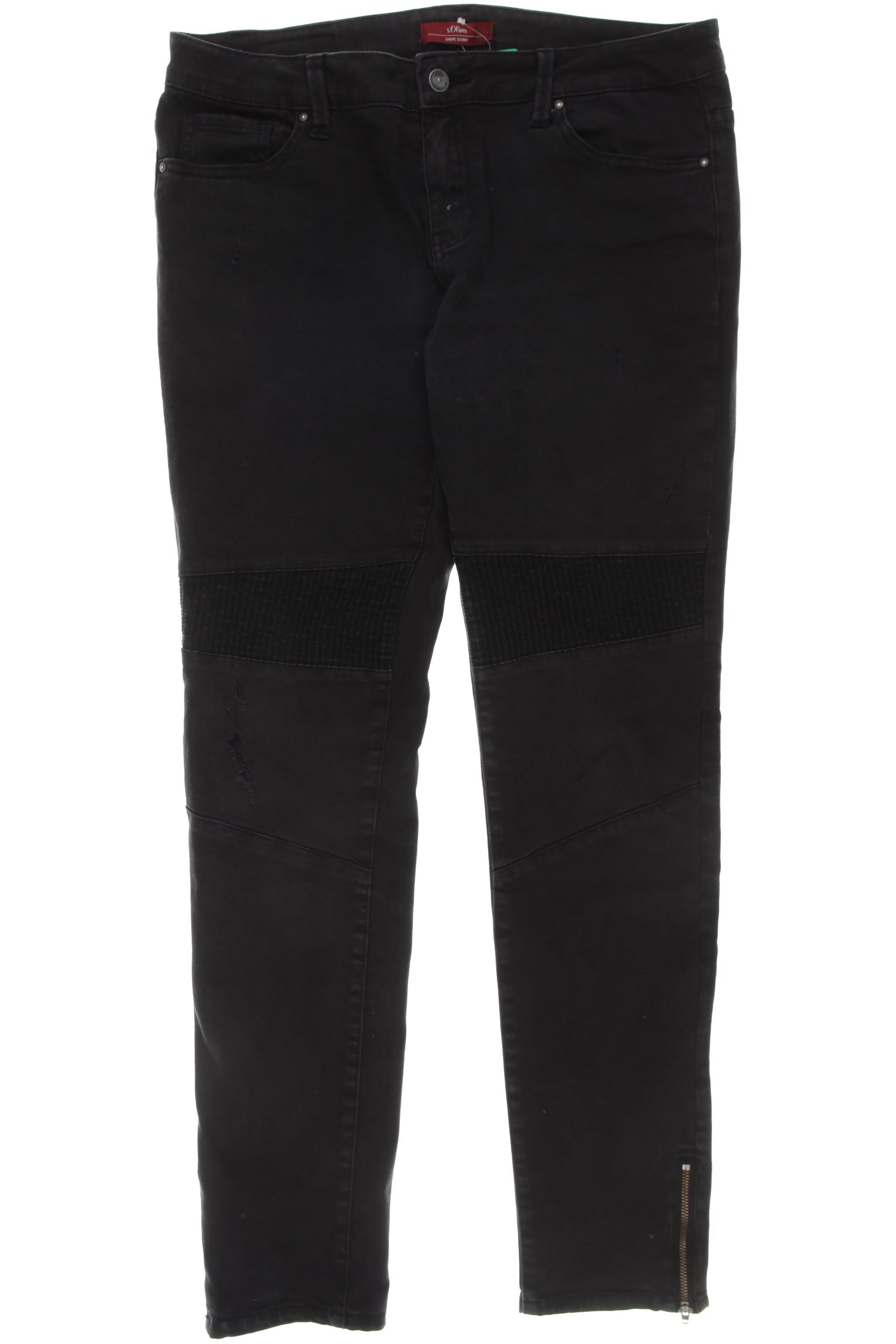 

s.Oliver Damen Jeans, schwarz, Gr. 33