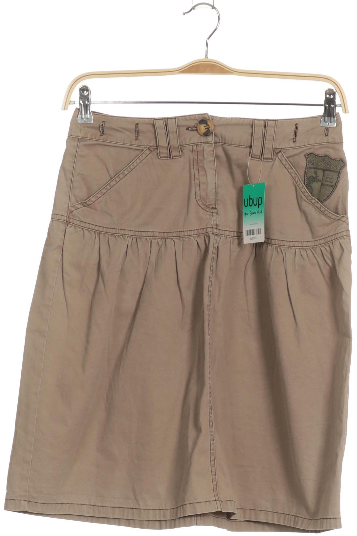 

s.Oliver Damen Rock, beige, Gr. 36