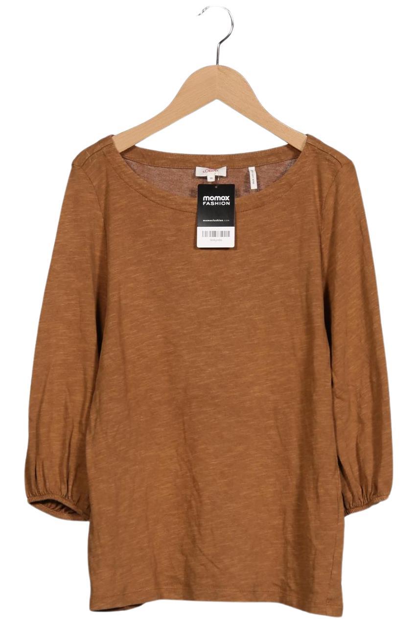 

s.Oliver Damen Langarmshirt, braun, Gr. 38