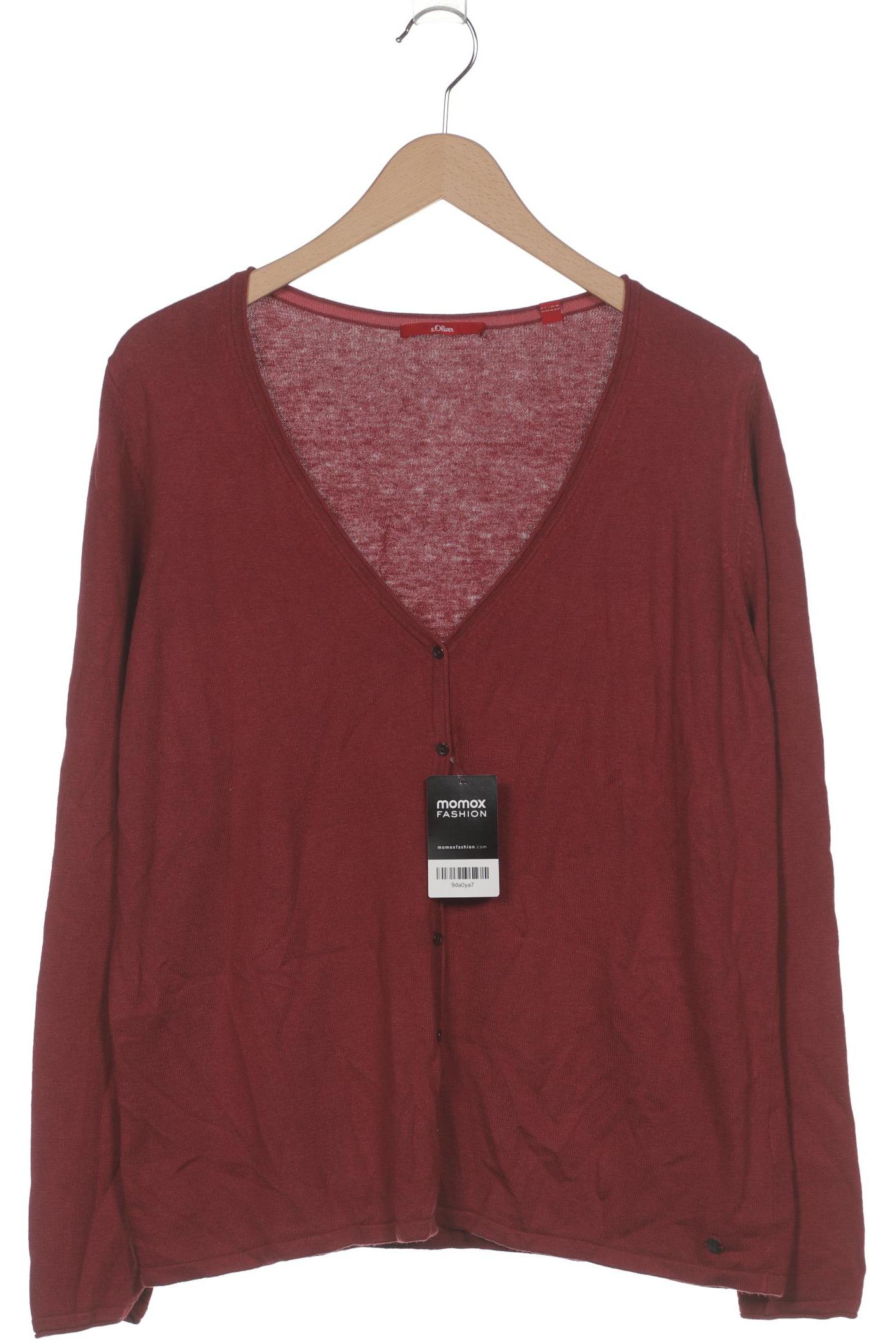 

s.Oliver Damen Strickjacke, bordeaux, Gr. 44