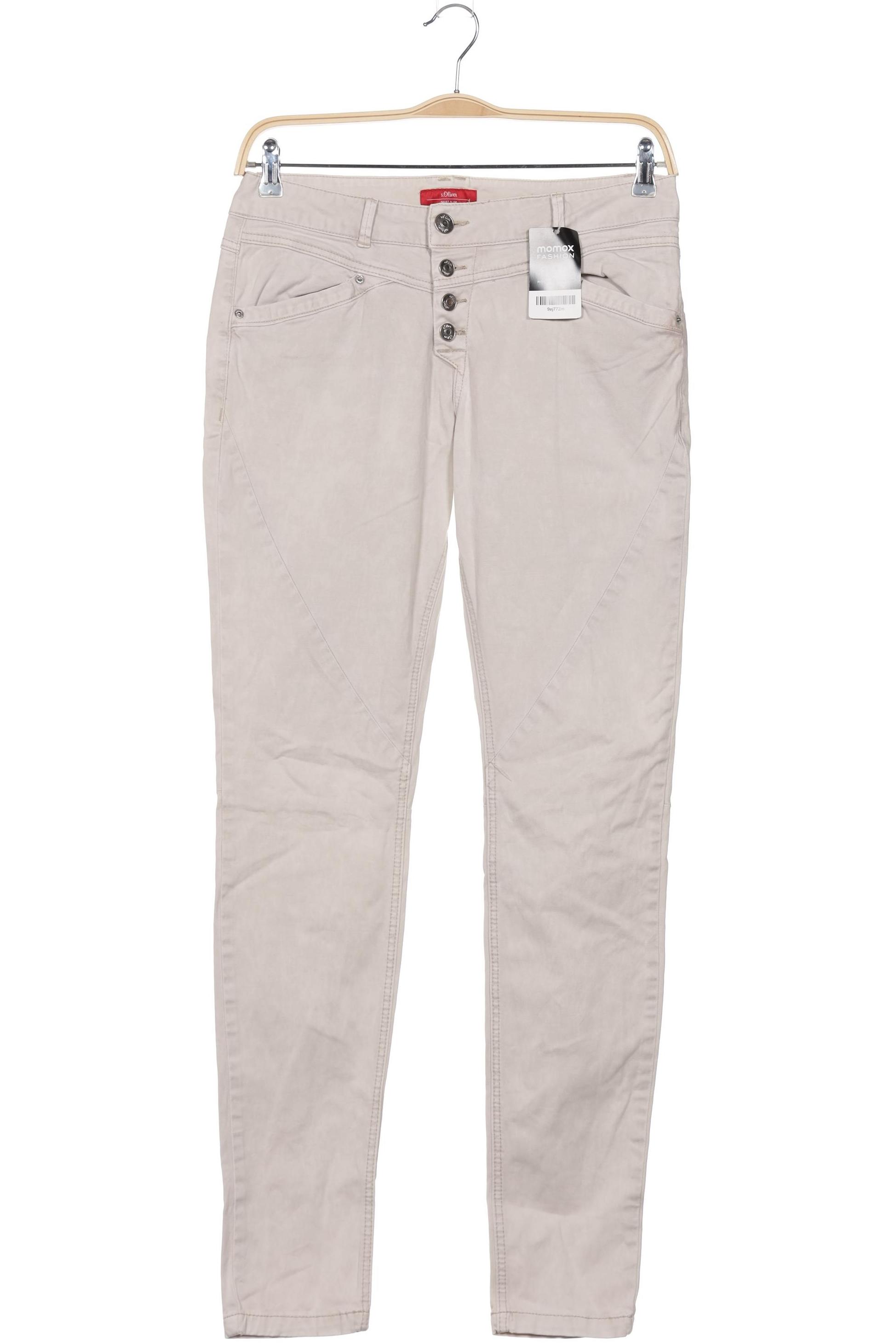 

s.Oliver Damen Stoffhose, beige, Gr. 40