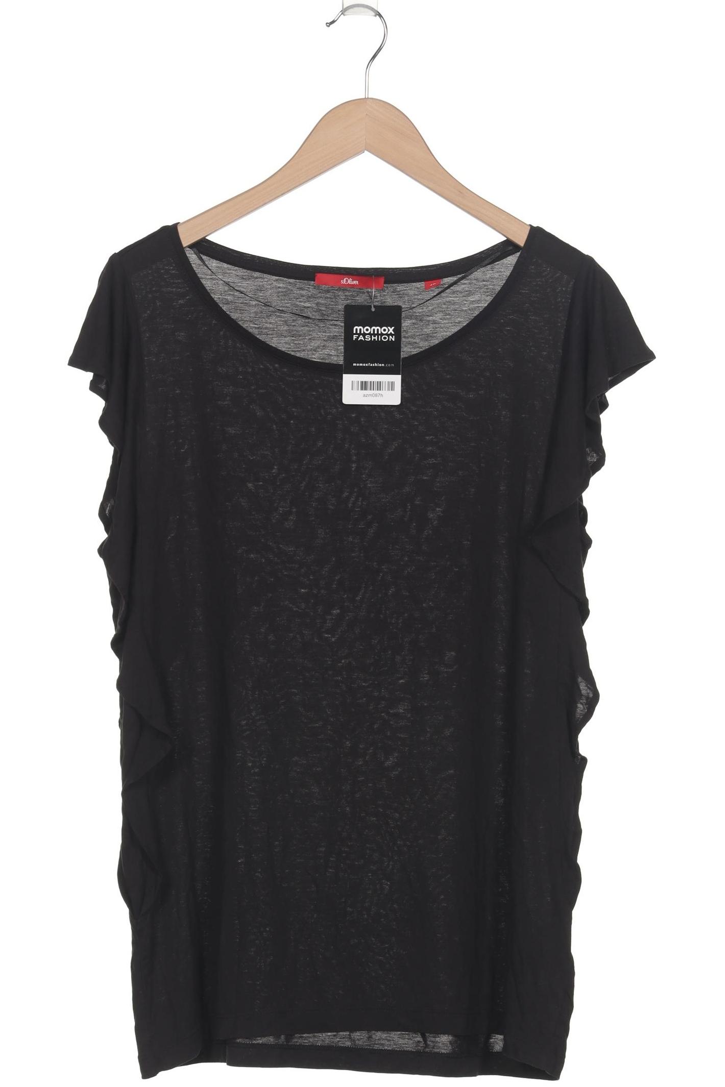 

s.Oliver Damen T-Shirt, schwarz, Gr. 40