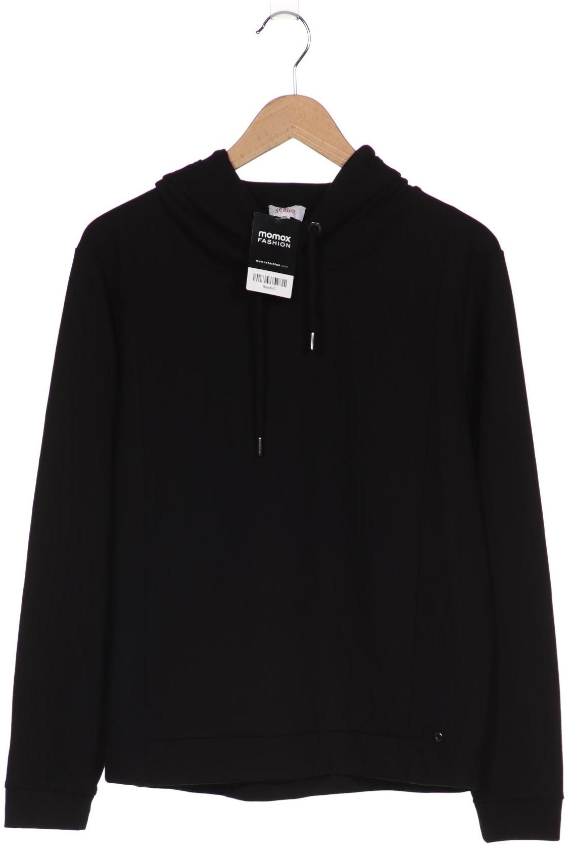 

s.Oliver Damen Kapuzenpullover, schwarz