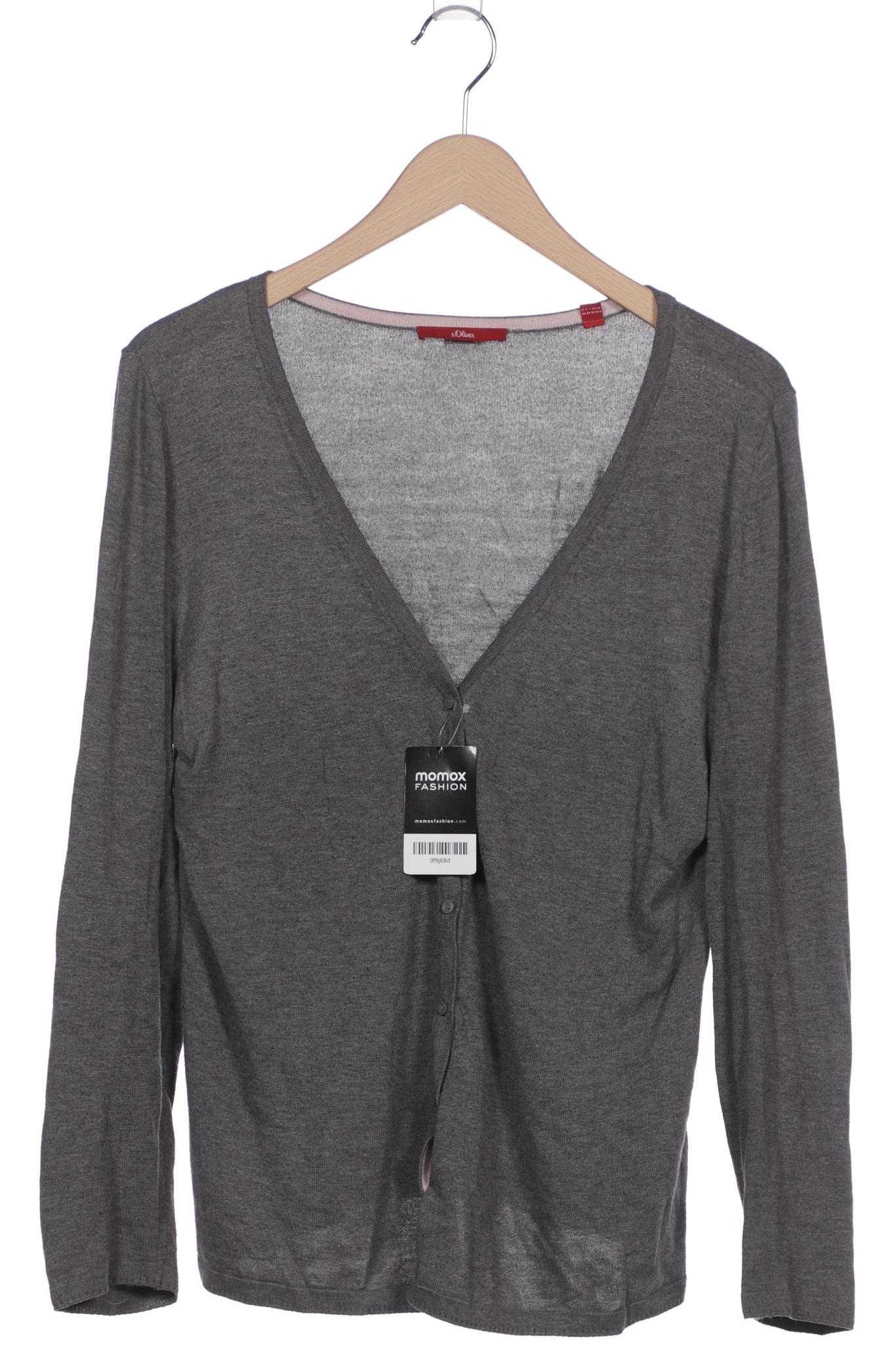 

s.Oliver Damen Strickjacke, grau, Gr. 44