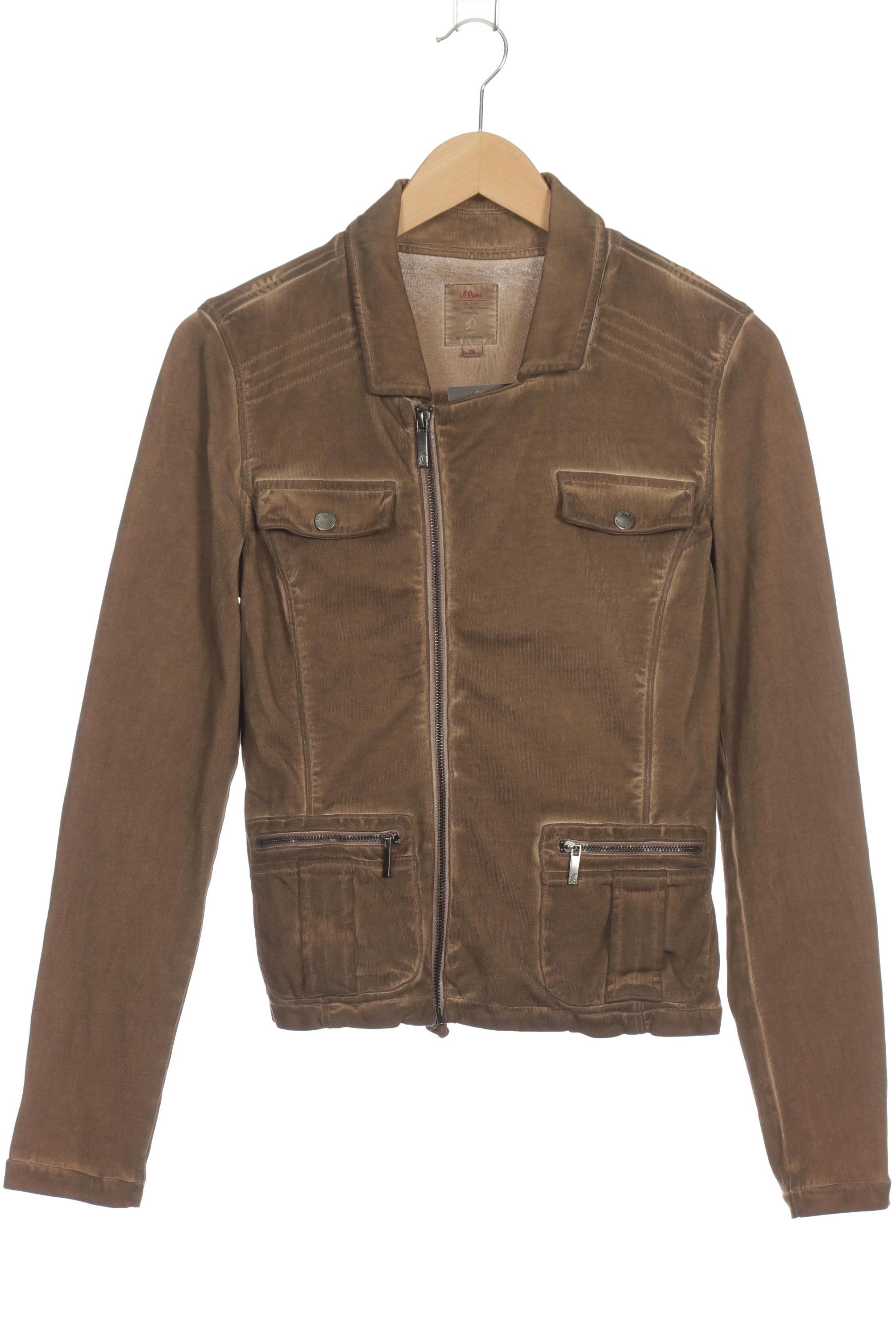 

s.Oliver Damen Jacke, braun, Gr. 36