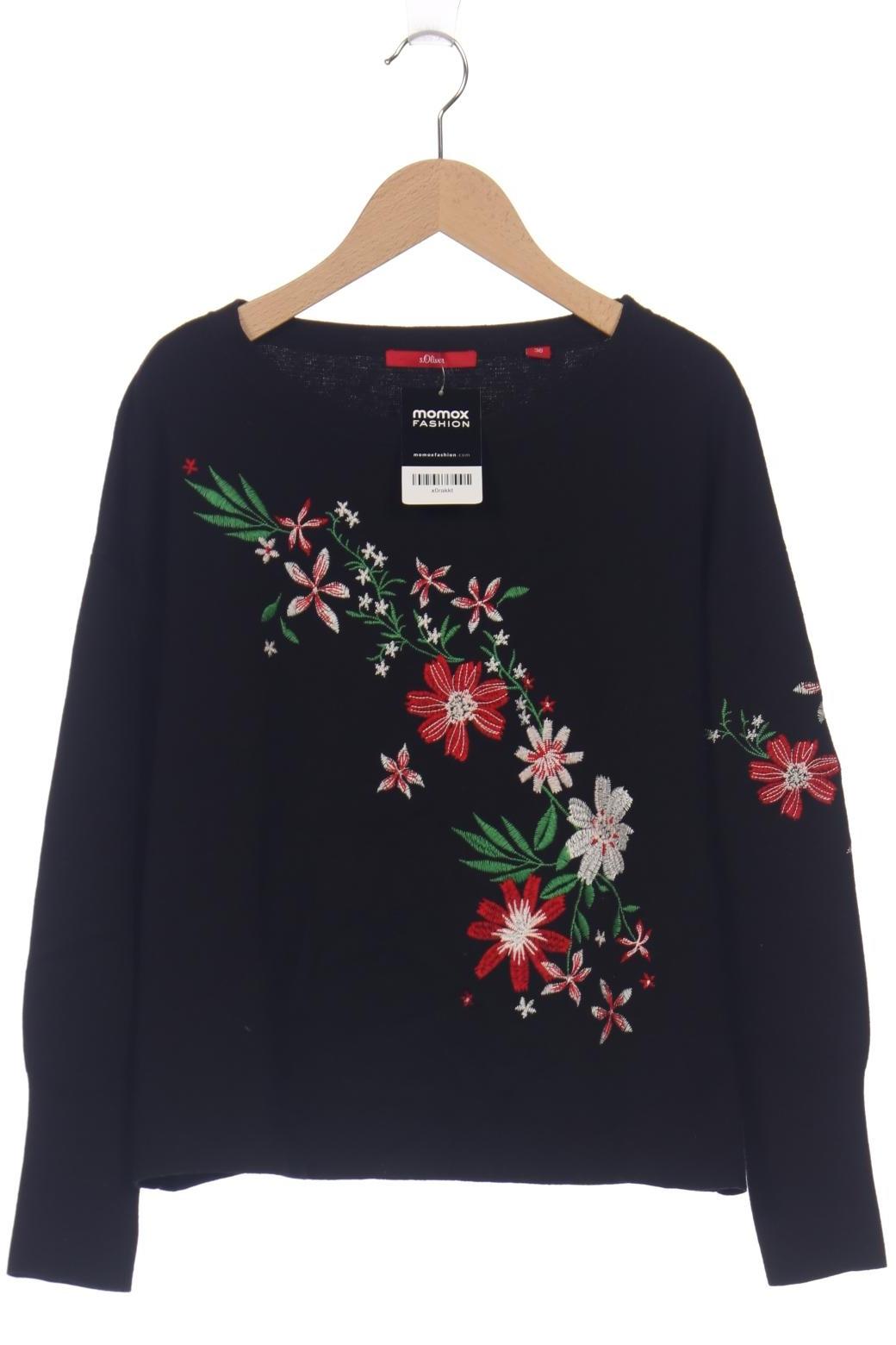 

s.Oliver Damen Pullover, schwarz, Gr. 36