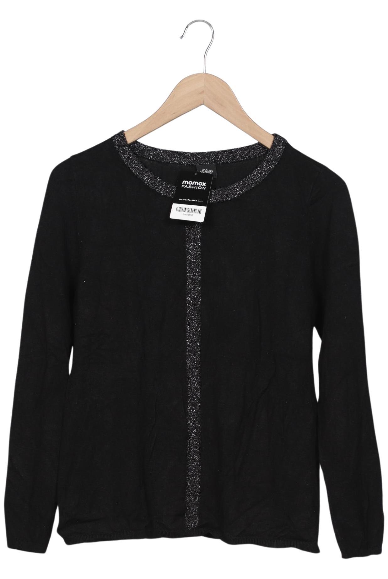 

s.Oliver Damen Pullover, schwarz, Gr. 40