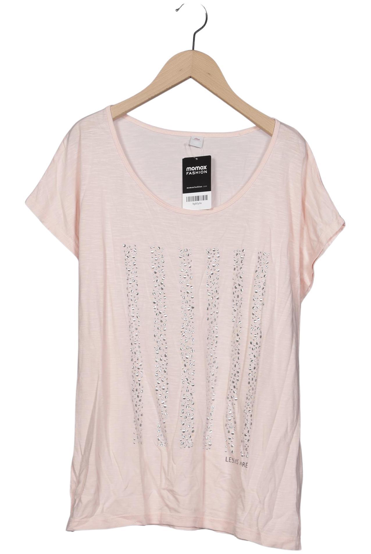 

s.Oliver Damen T-Shirt, pink, Gr. 38