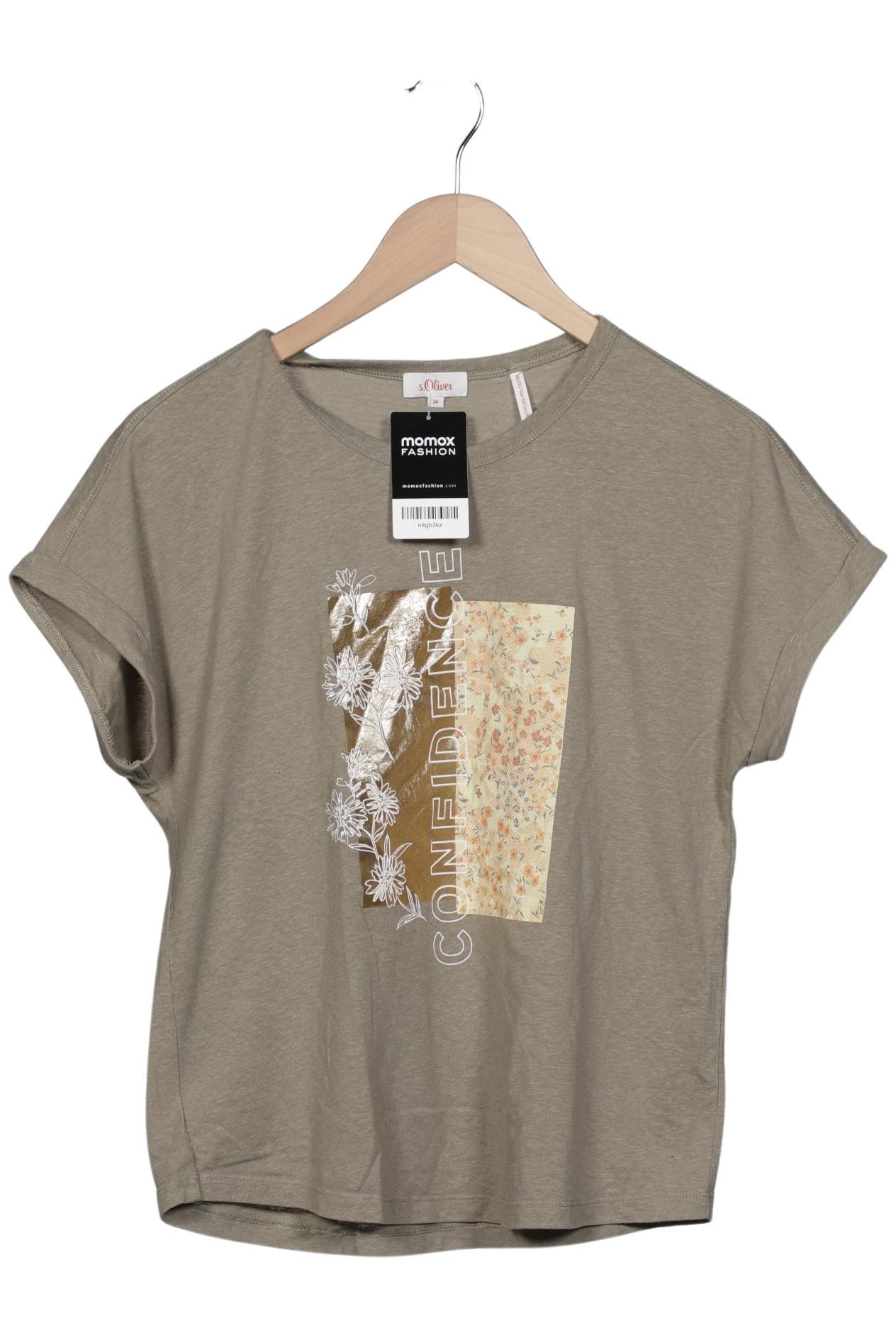 

s.Oliver Damen T-Shirt, hellgrün, Gr. 36