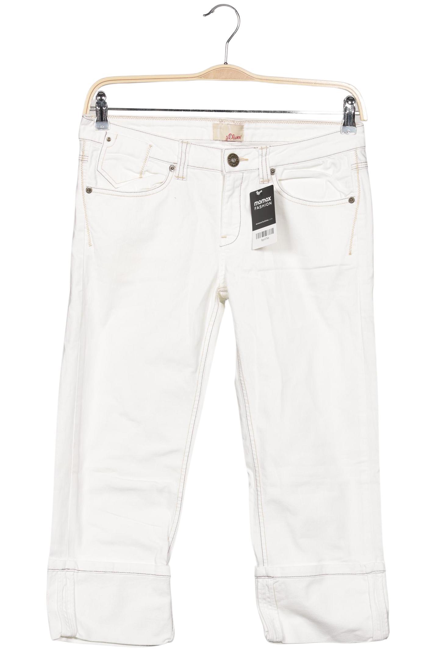

s.Oliver Damen Jeans, cremeweiß, Gr. 38