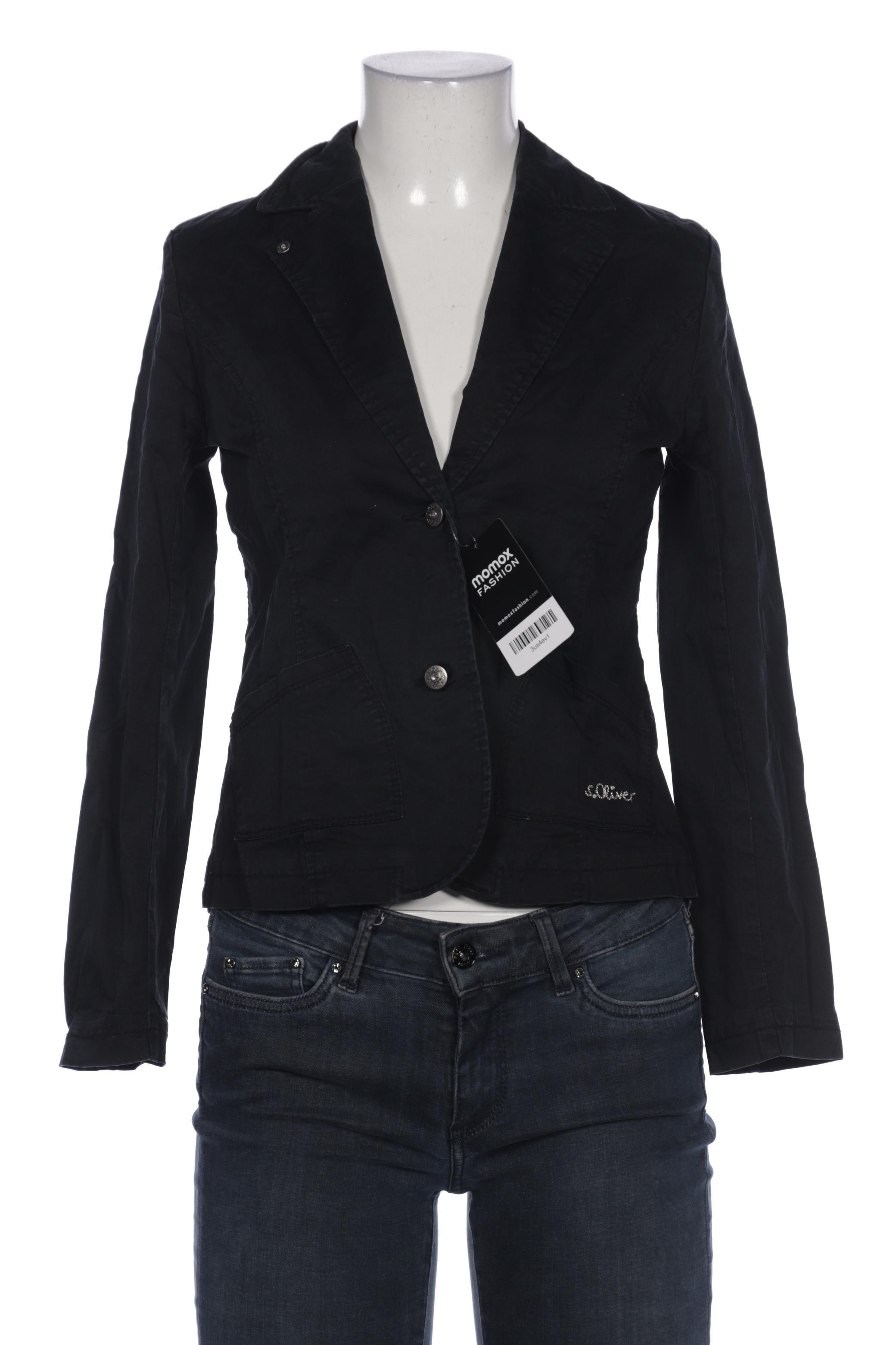 

s.Oliver Damen Blazer, schwarz, Gr. 38
