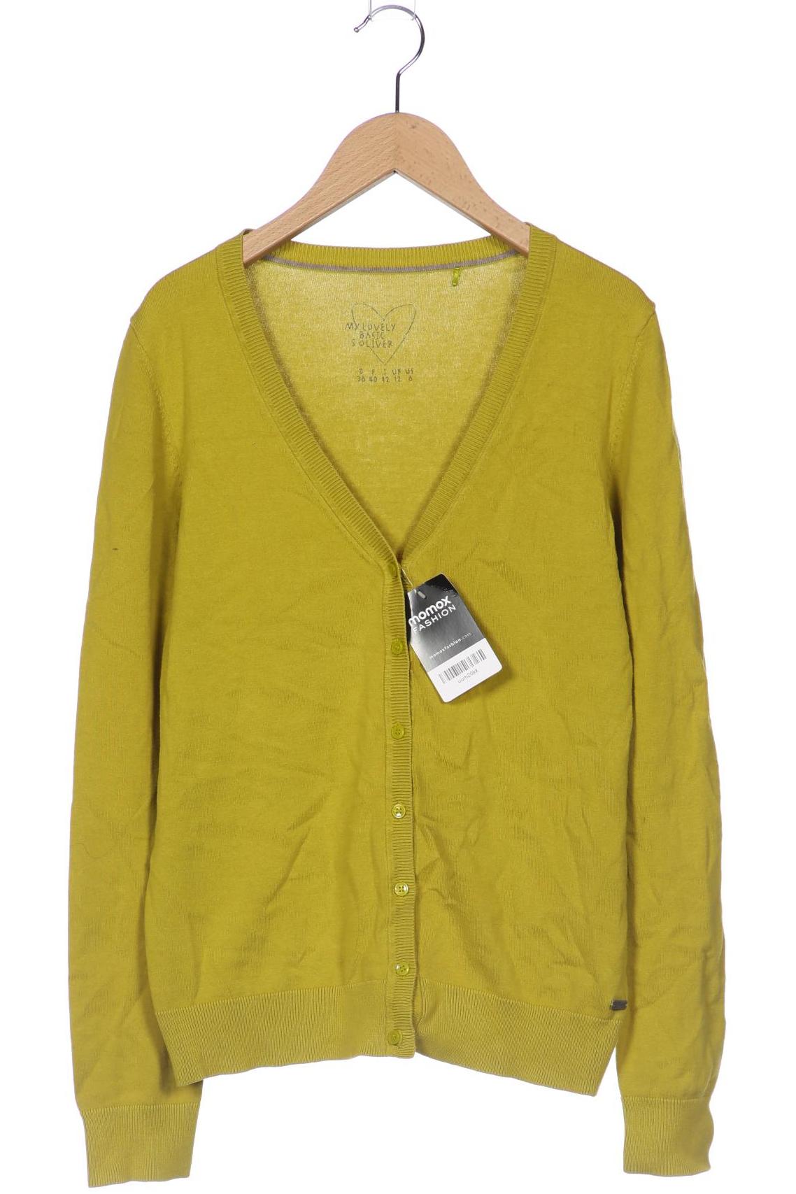 

s.Oliver Damen Strickjacke, grün, Gr. 38