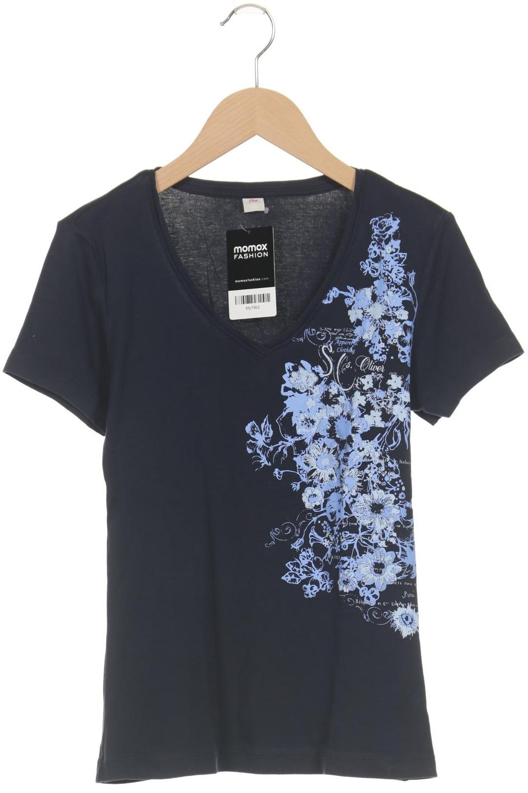 

s.Oliver Damen T-Shirt, marineblau, Gr. 36