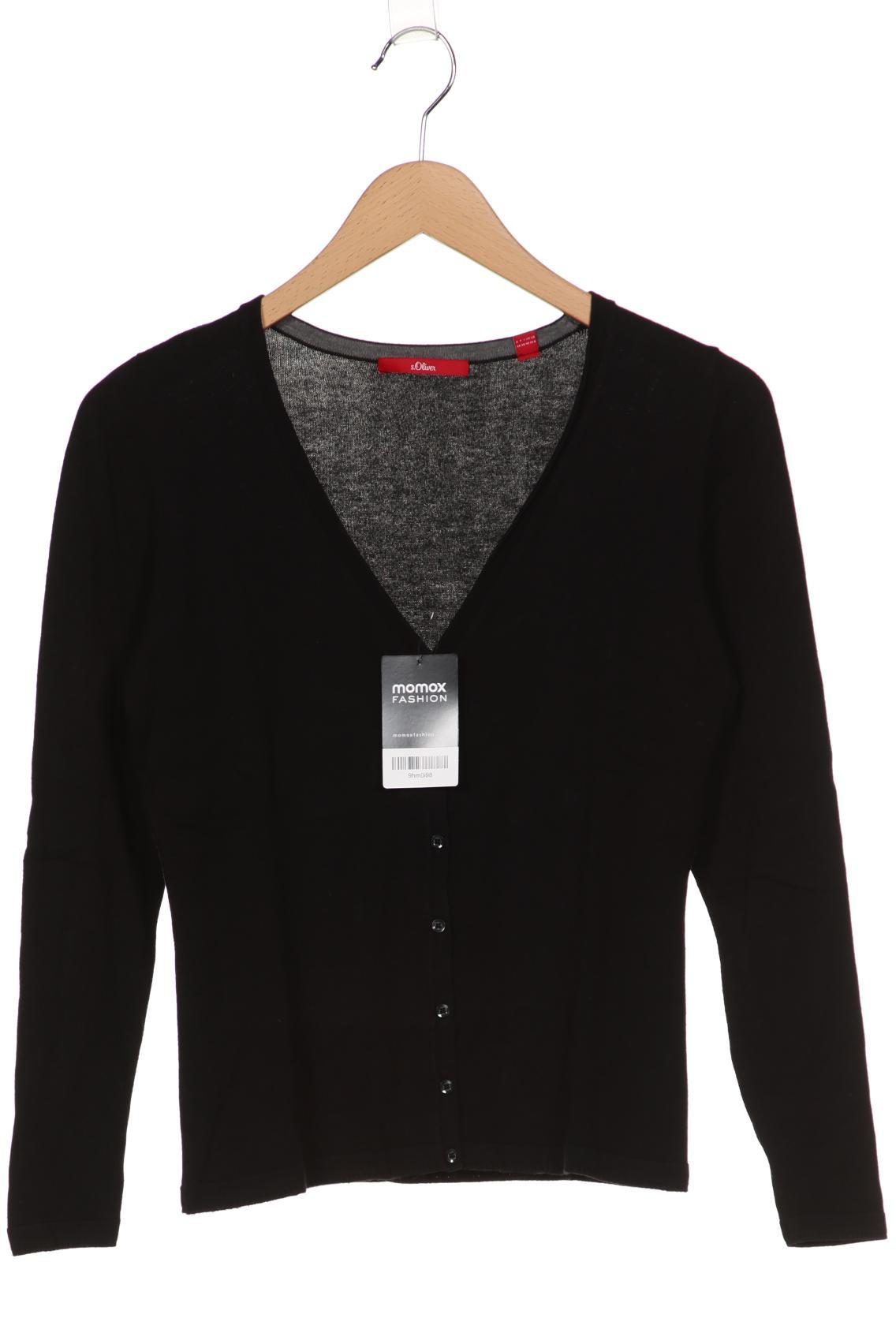 

s.Oliver Damen Strickjacke, schwarz